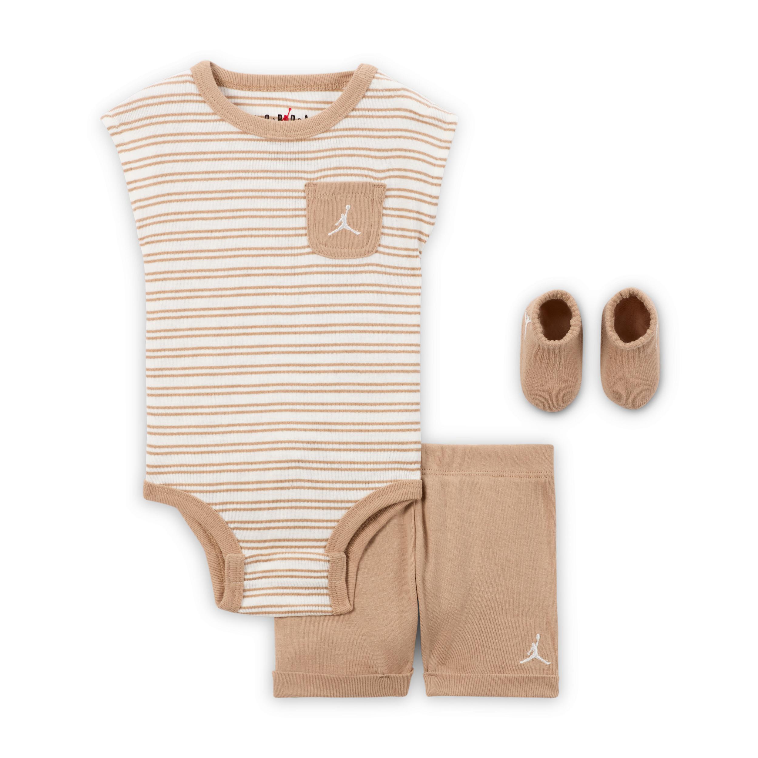 Jordan Essentials Baby Striped 3-Piece Set by JORDAN
