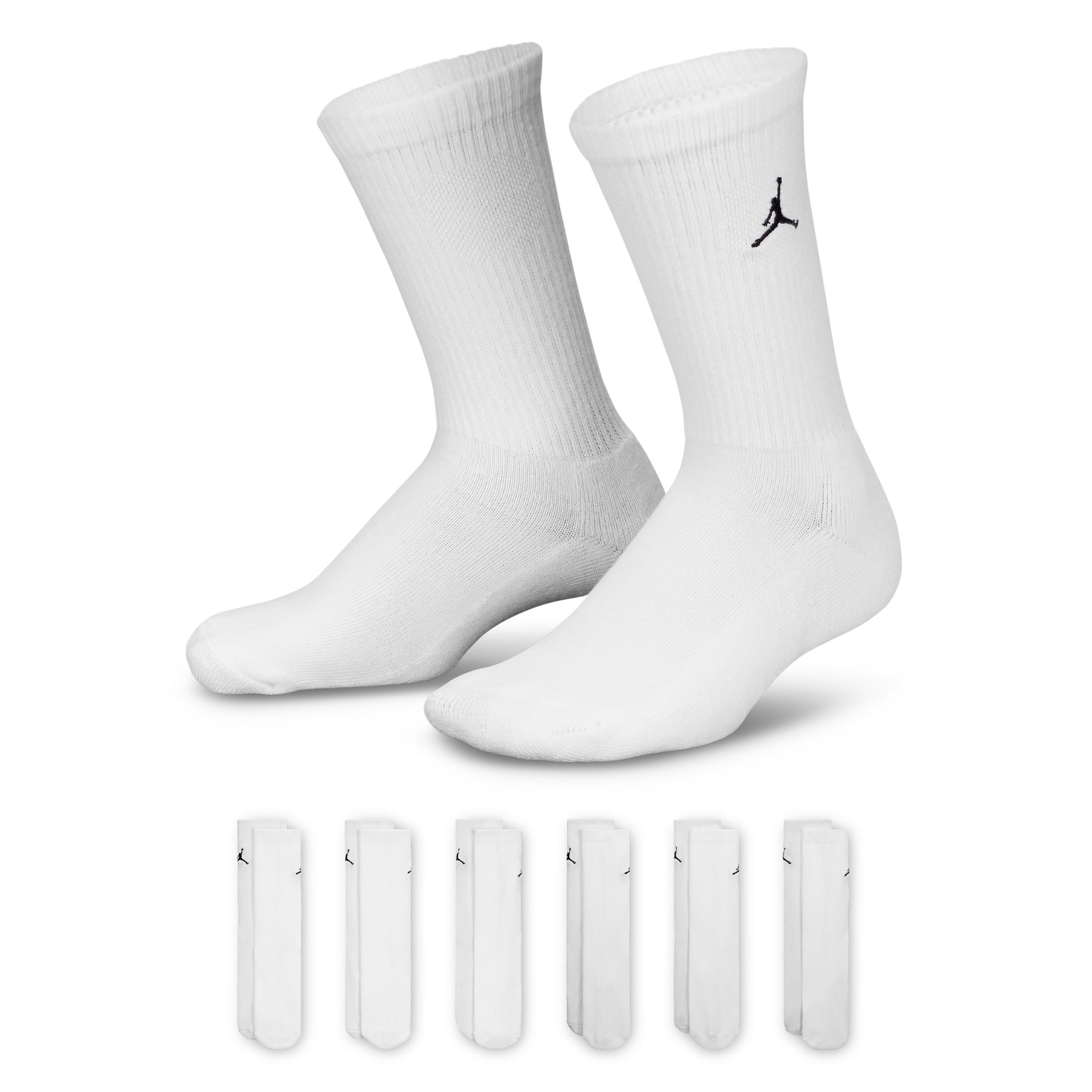 Jordan Everyday Essentials Big Kids' Crew Socks (6 Pairs) by JORDAN