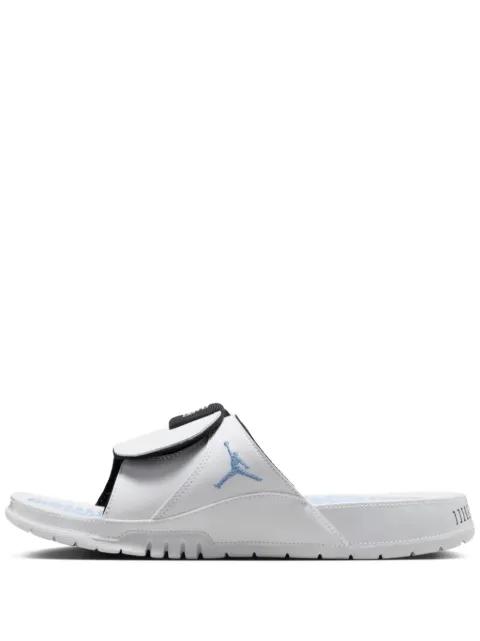 Jordan Hydro XI "White/Black/Legend Blue" slides by JORDAN