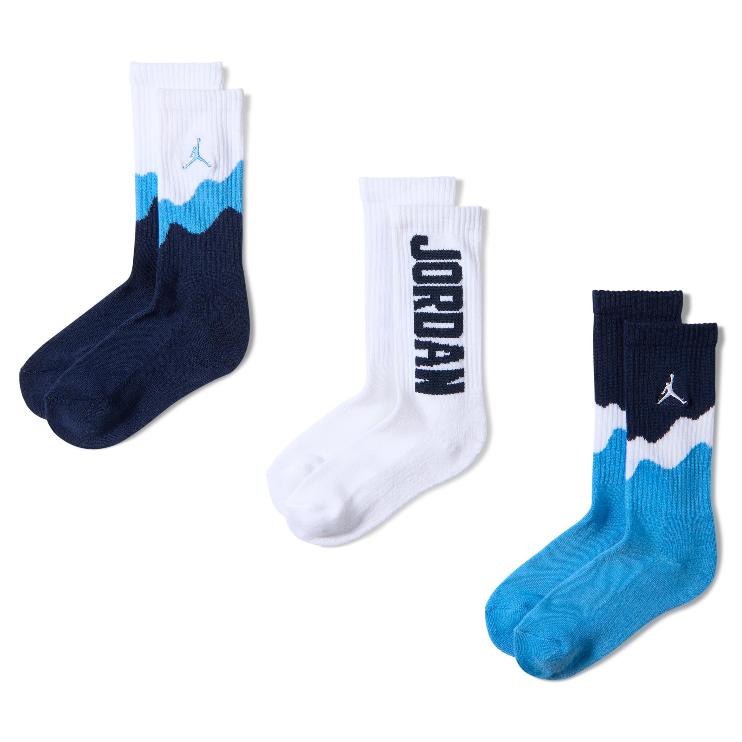 Jordan Kids' Retro Crew Socks (3 Pairs) by JORDAN