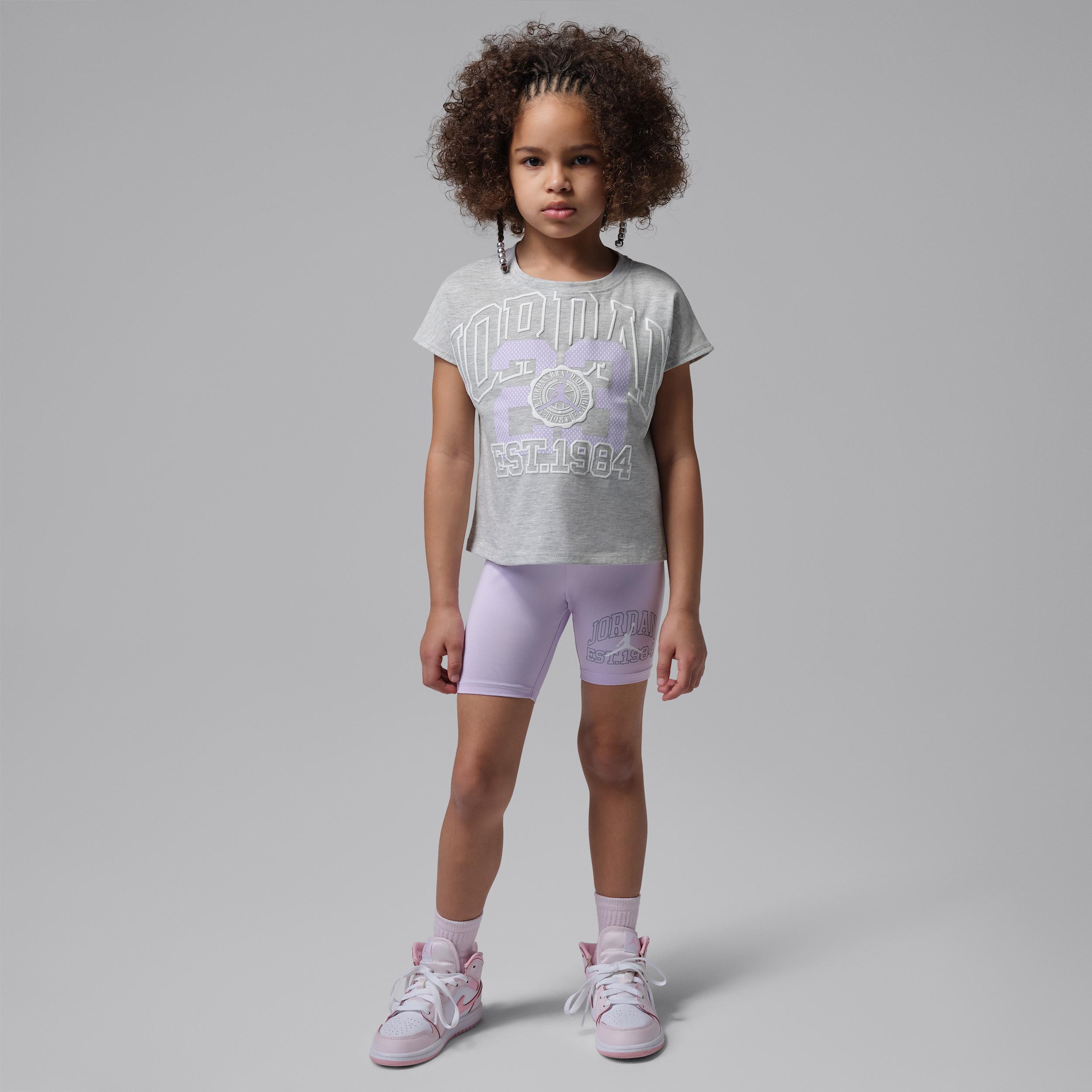 Jordan Little Kids' Boxy T-Shirt and Bike Shorts Set by JORDAN
