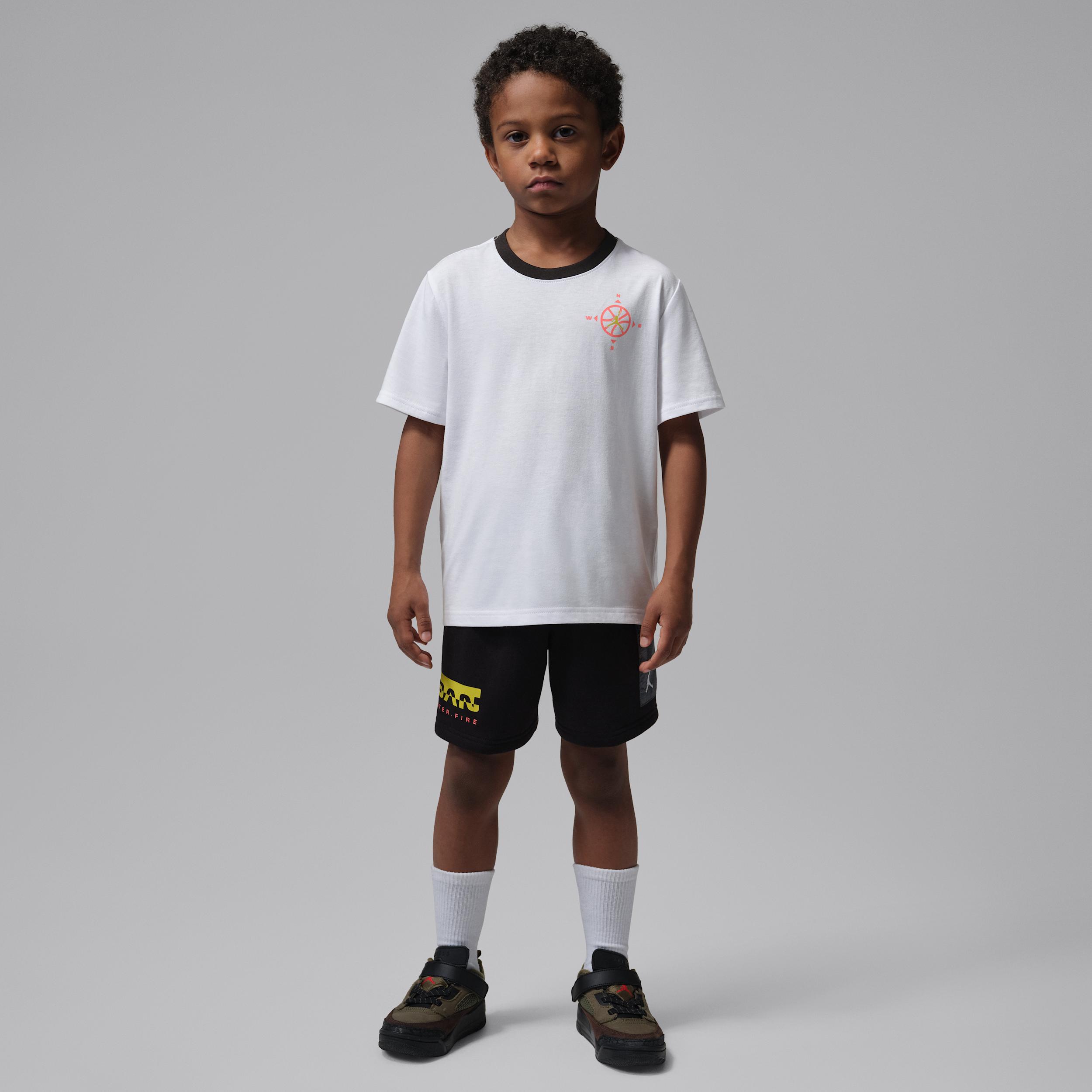 Jordan Little Kids' Hike Mike 2-Piece Graphic Fleece Shorts Set by JORDAN