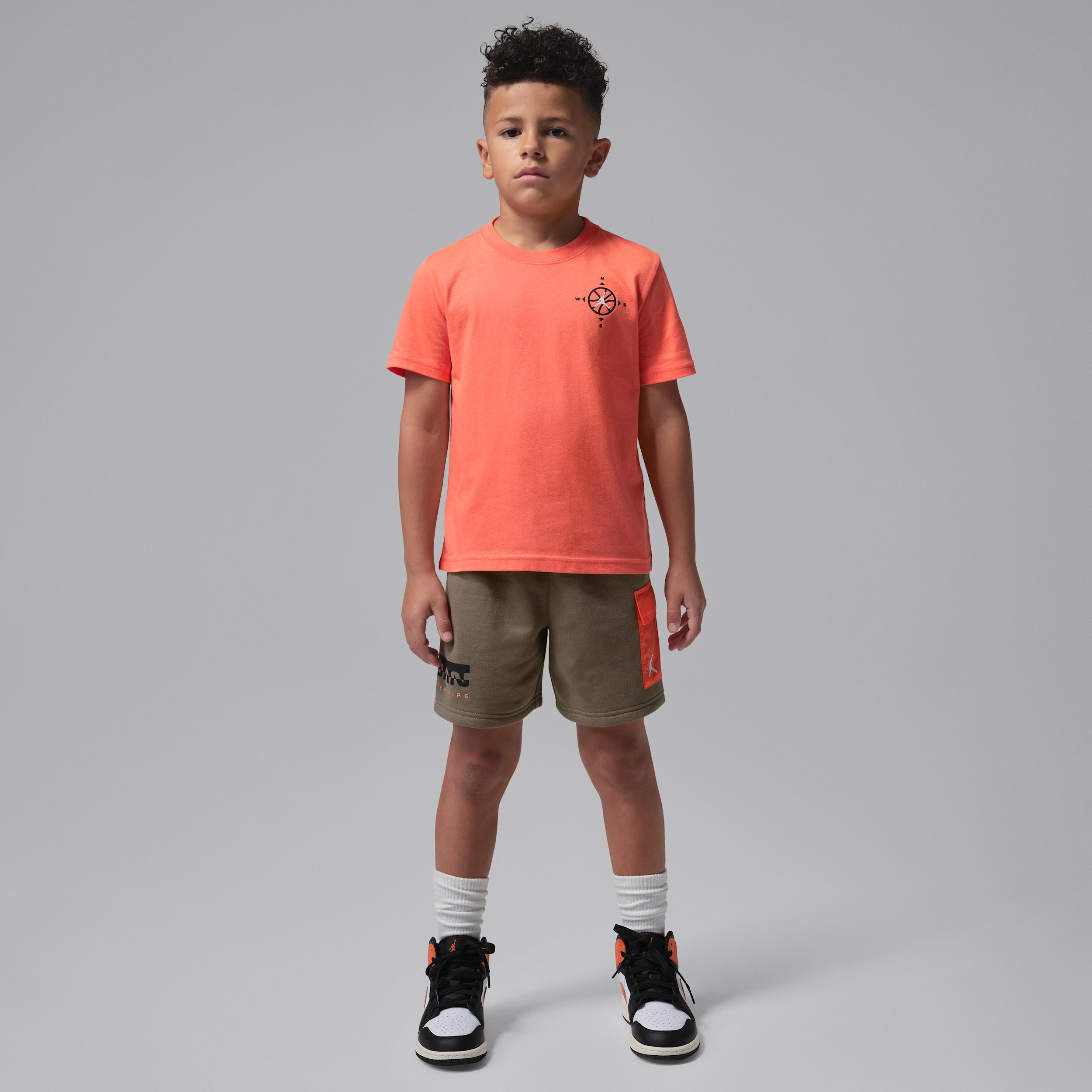 Jordan Little Kids' Hike Mike 2-Piece Graphic Fleece Shorts Set by JORDAN