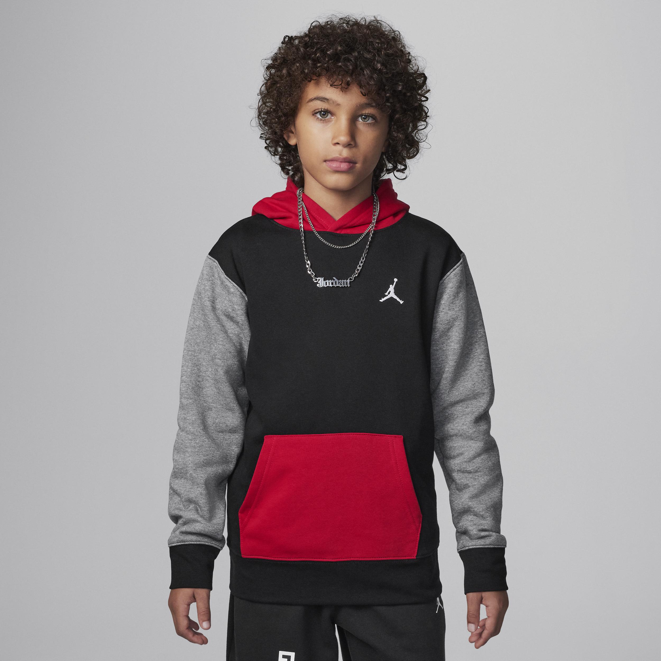 Jordan MJ Brooklyn Big Kids' Fleece Pullover Hoodie by JORDAN