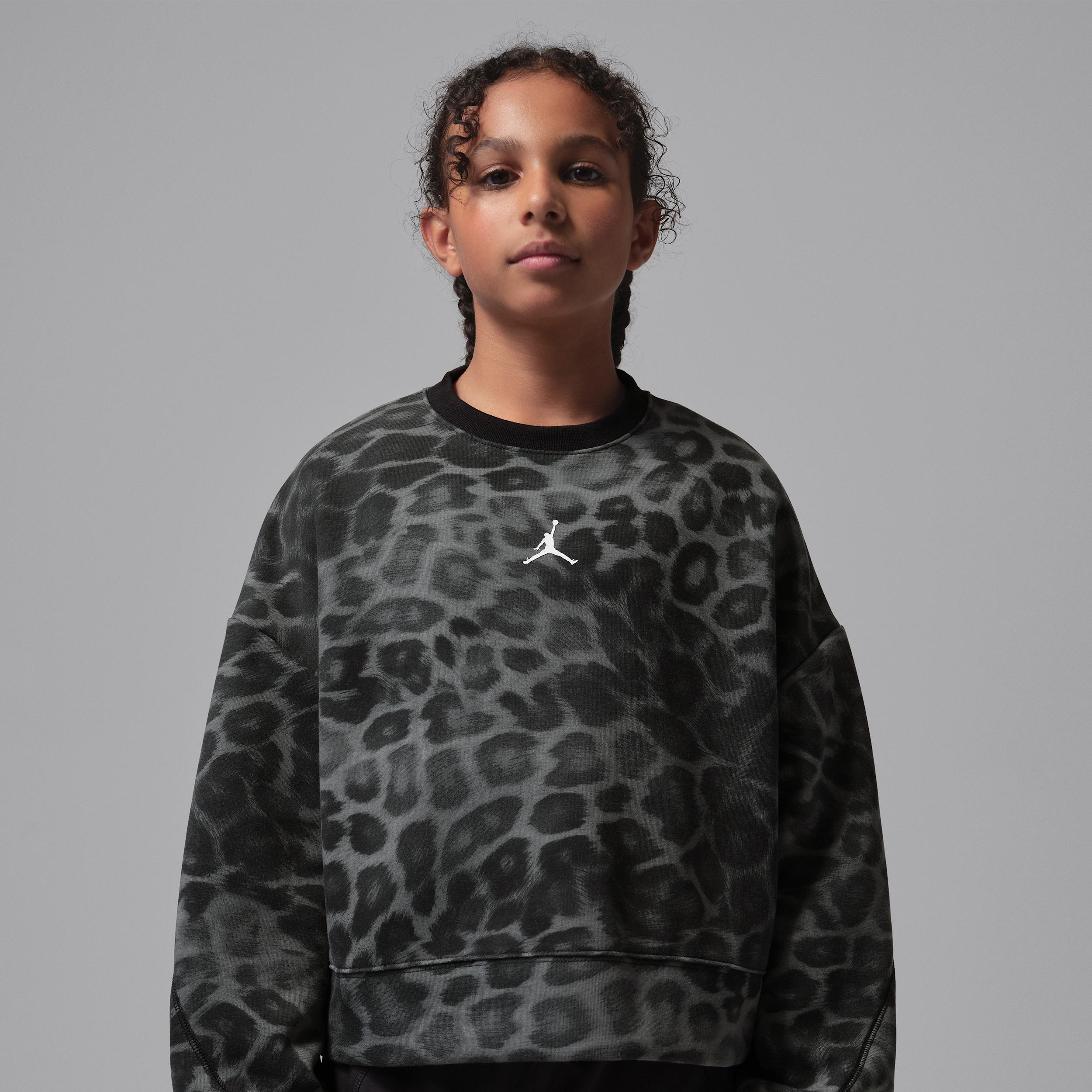 Jordan Perform Sport Big Kids' Dri-FIT Printed Crew by JORDAN