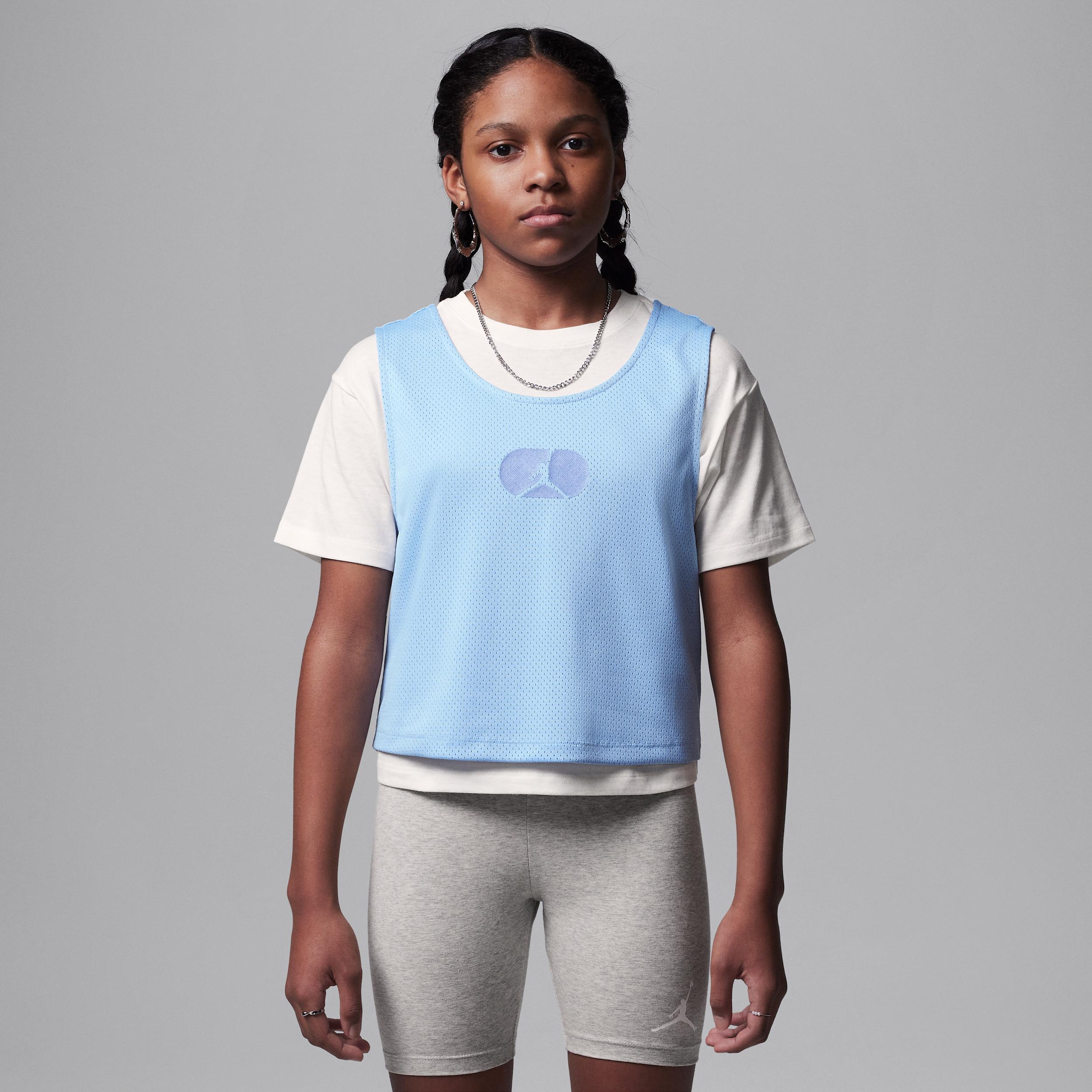 Jordan Training Camp Big Kids' Mesh Overlay T-Shirt by JORDAN