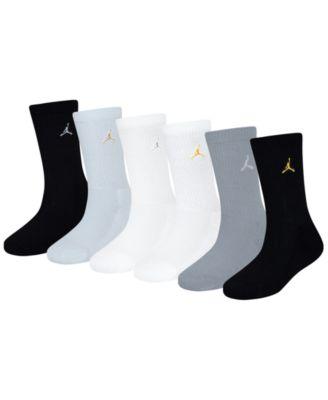 Kids 7-11 6-Pack Everyday Essentials Crew Socks by JORDAN