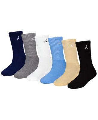 Kids 7-11 6-Pack Everyday Essentials Crew Socks by JORDAN