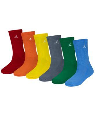 Kids 7-11 6-Pack Everyday Essentials Crew Socks by JORDAN