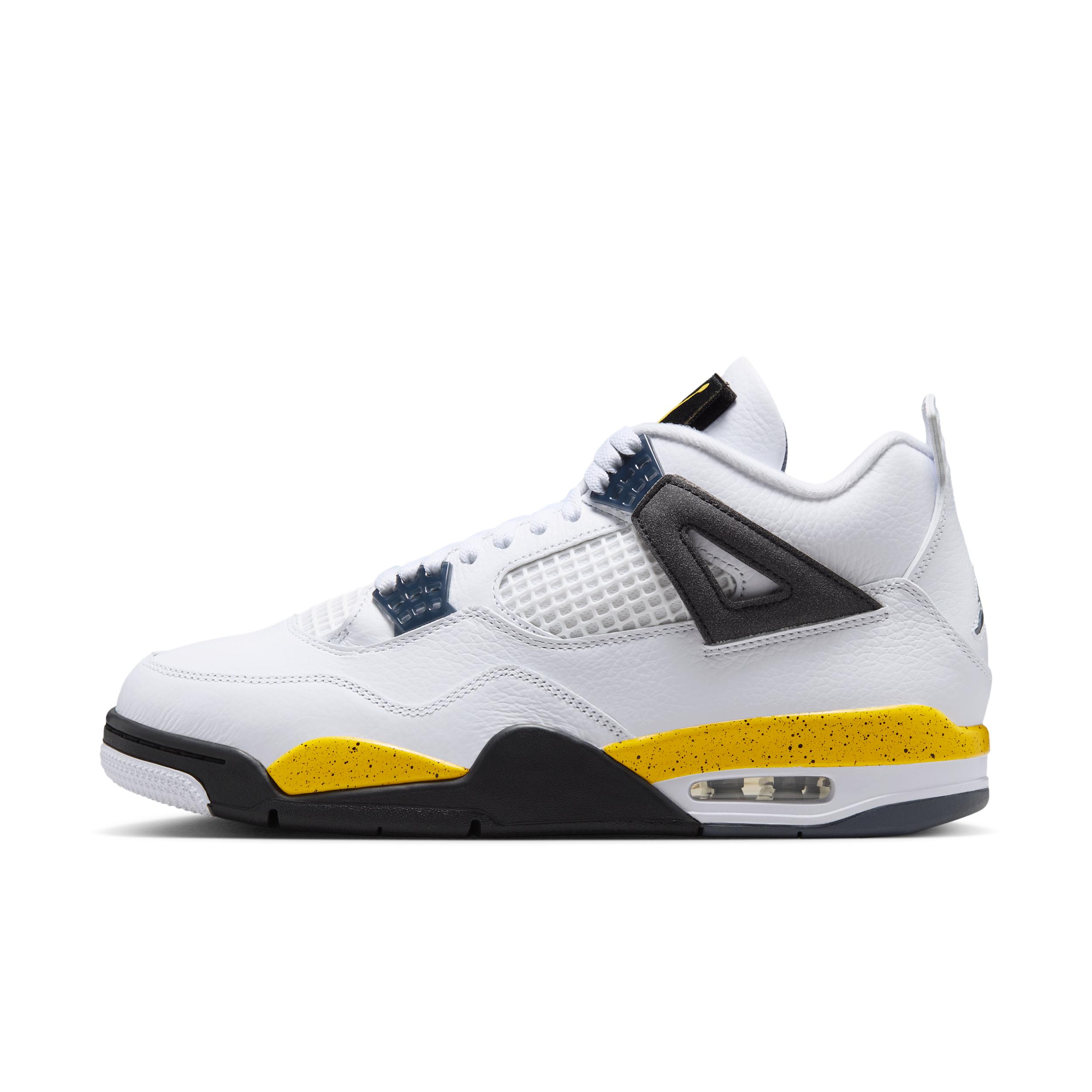 Men's Air Jordan 4 Retro "Tour Yellow" Shoes by JORDAN