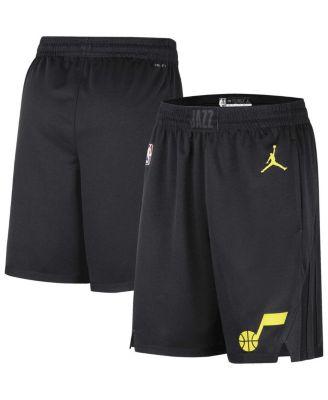 Men's Black Utah Jazz 2022/2023 Statement Edition Swingman Performance Shorts by JORDAN