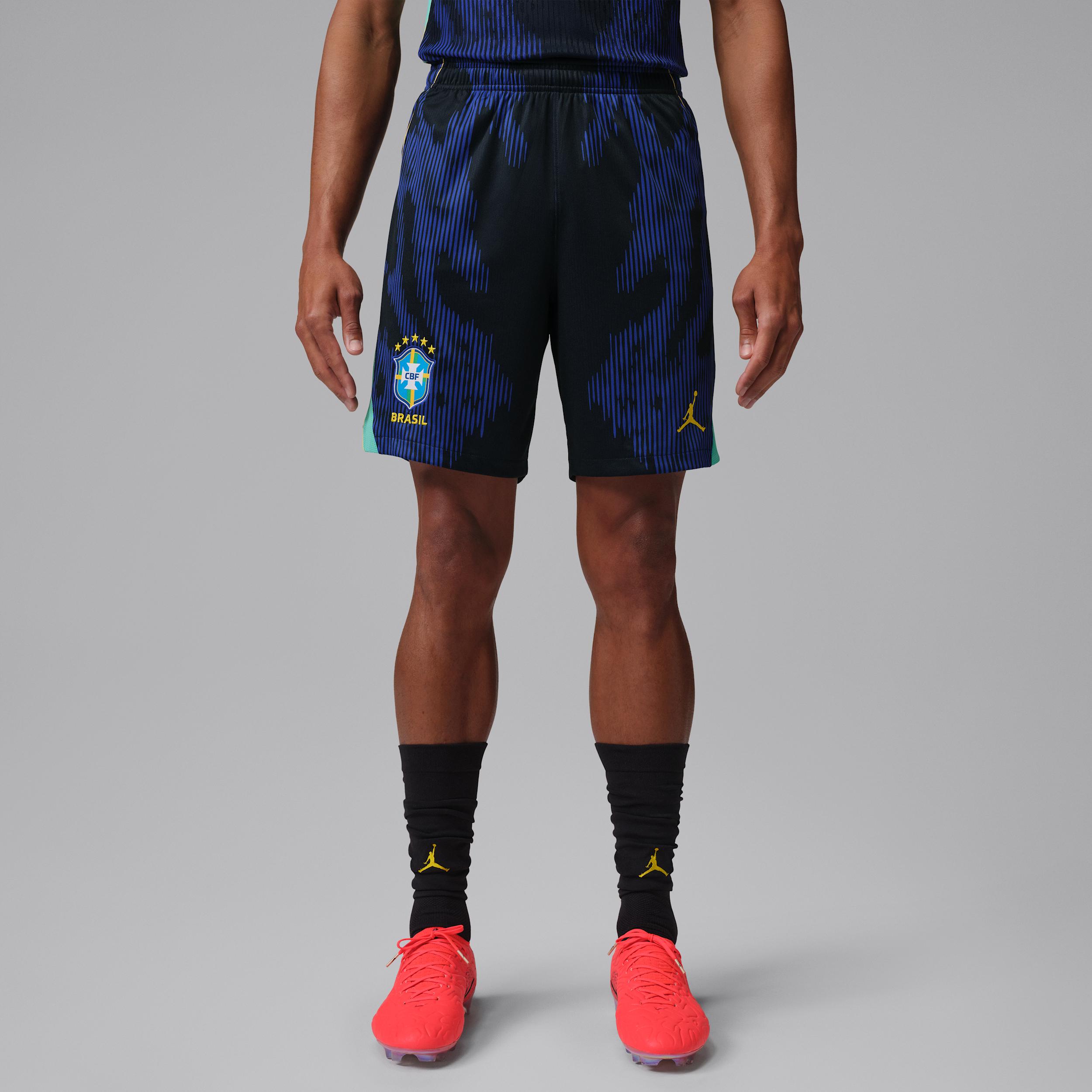 Men's Brazil 2026 Stadium Away Jordan Dri-FIT Soccer Replica Shorts by JORDAN