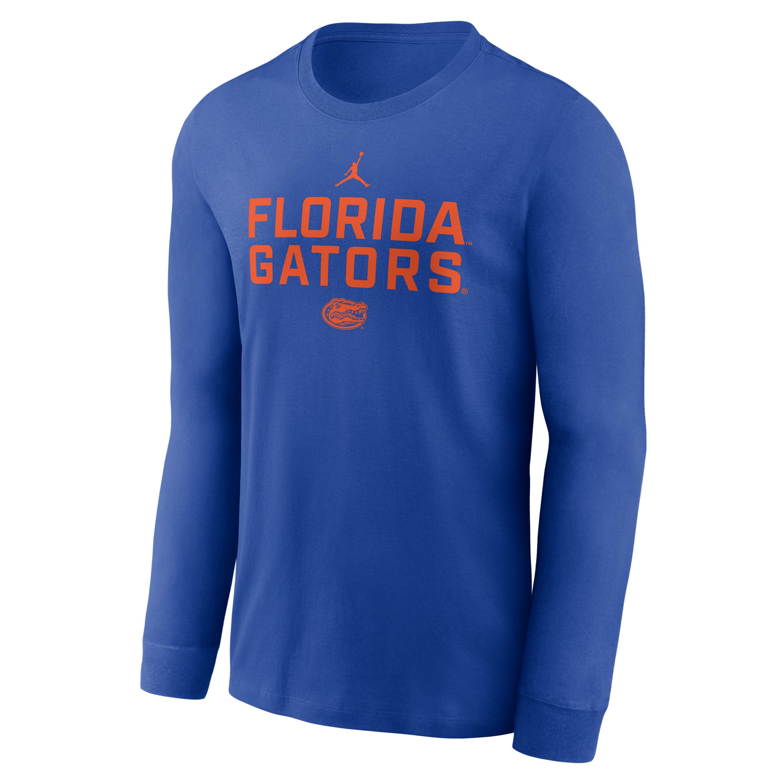 Men's Florida Sideline Jordan Brand Dri-FIT College Long-Sleeve T-Shirt by JORDAN