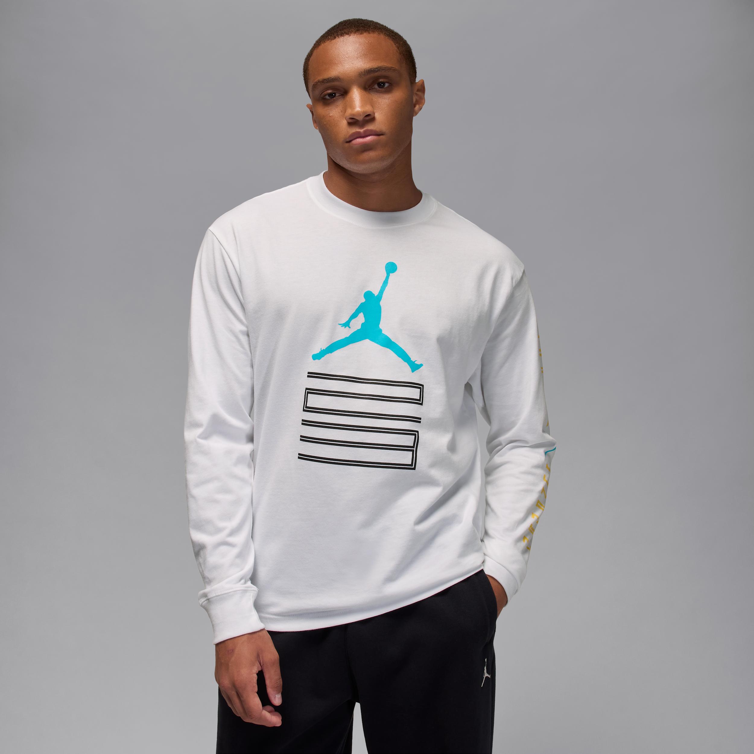 Men's Jordan Brooklyn AJ11 Graphic Long-Sleeve T-Shirt by JORDAN