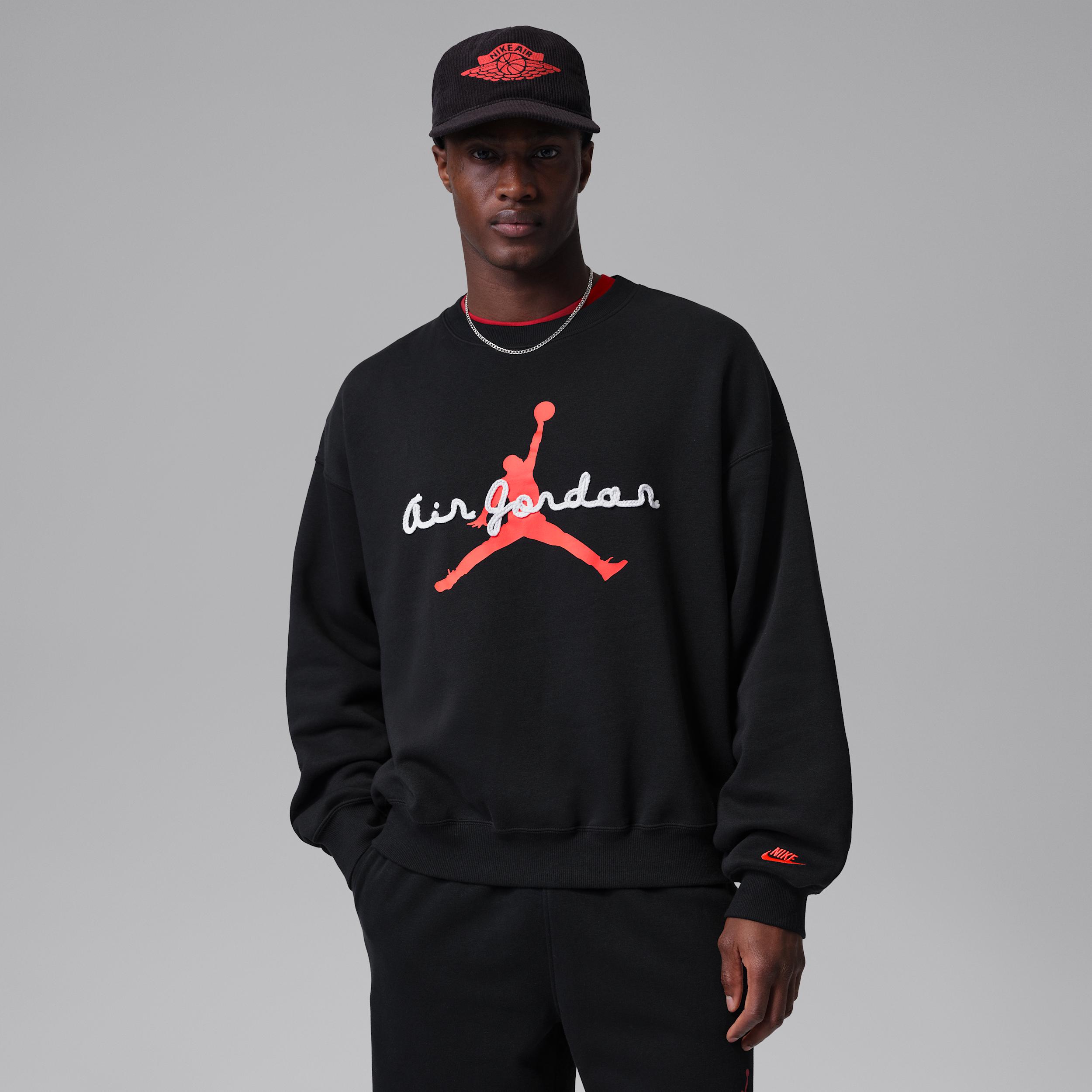 Men's Jordan Brooklyn Fleece Crewneck Sweatshirt by JORDAN