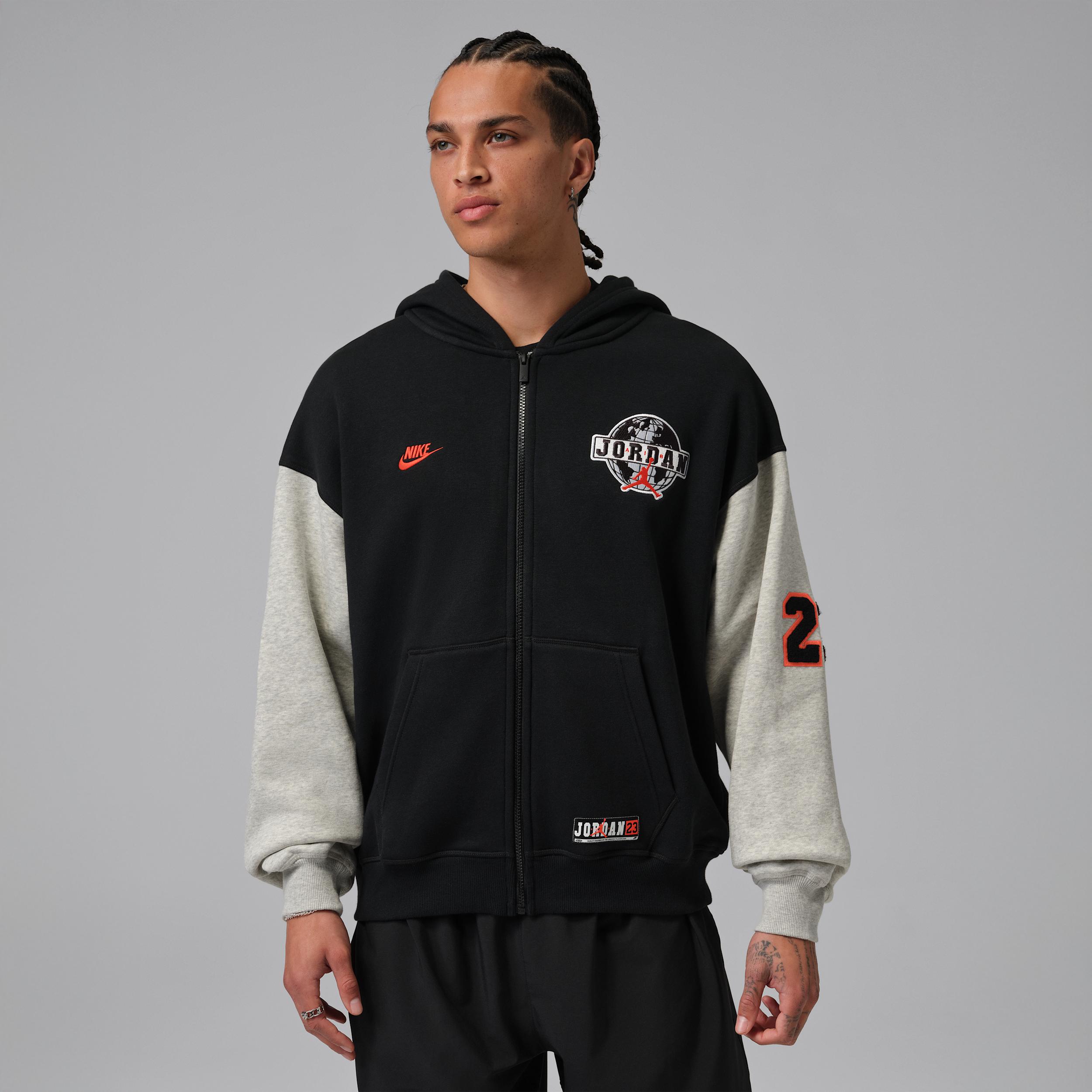 Men's Jordan Brooklyn Oversized Full-Zip Hoodie by JORDAN