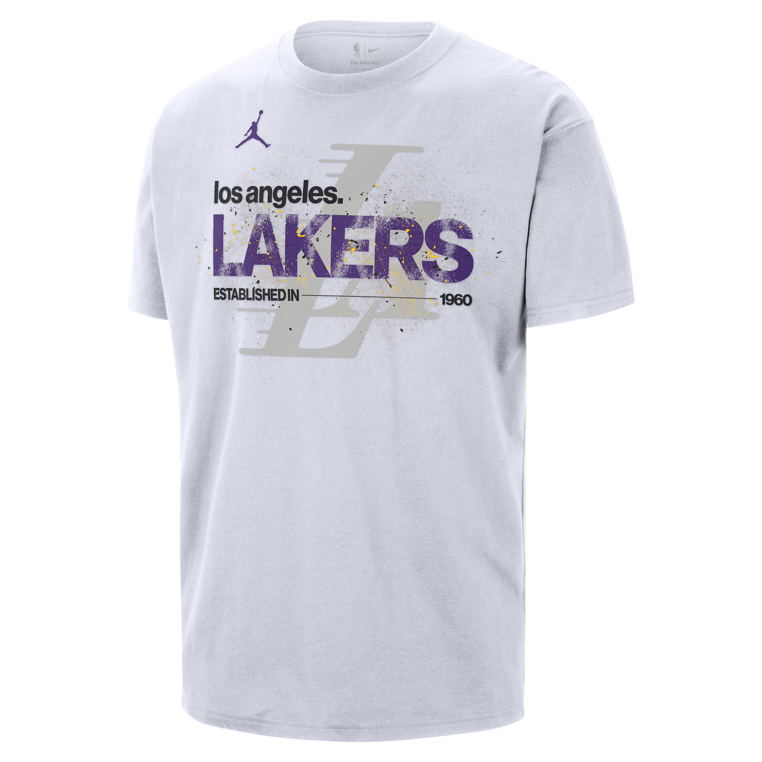 Men's Los Angeles Lakers Courtside Jordan '85 NBA Statement T-Shirt by JORDAN