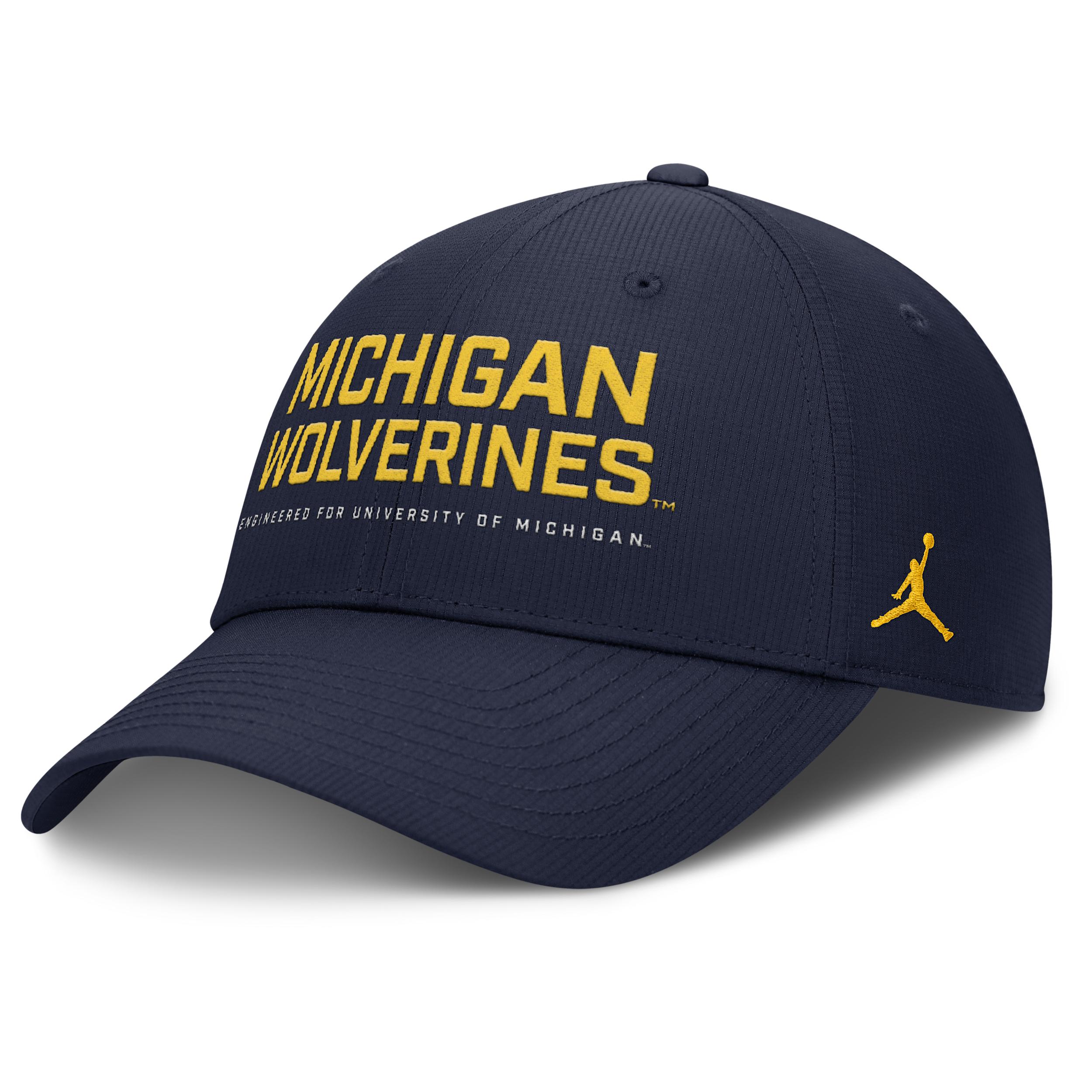 Men's Michigan On-Field Club Gameday Jordan Brand Dri-FIT College Adjustable Hat by JORDAN