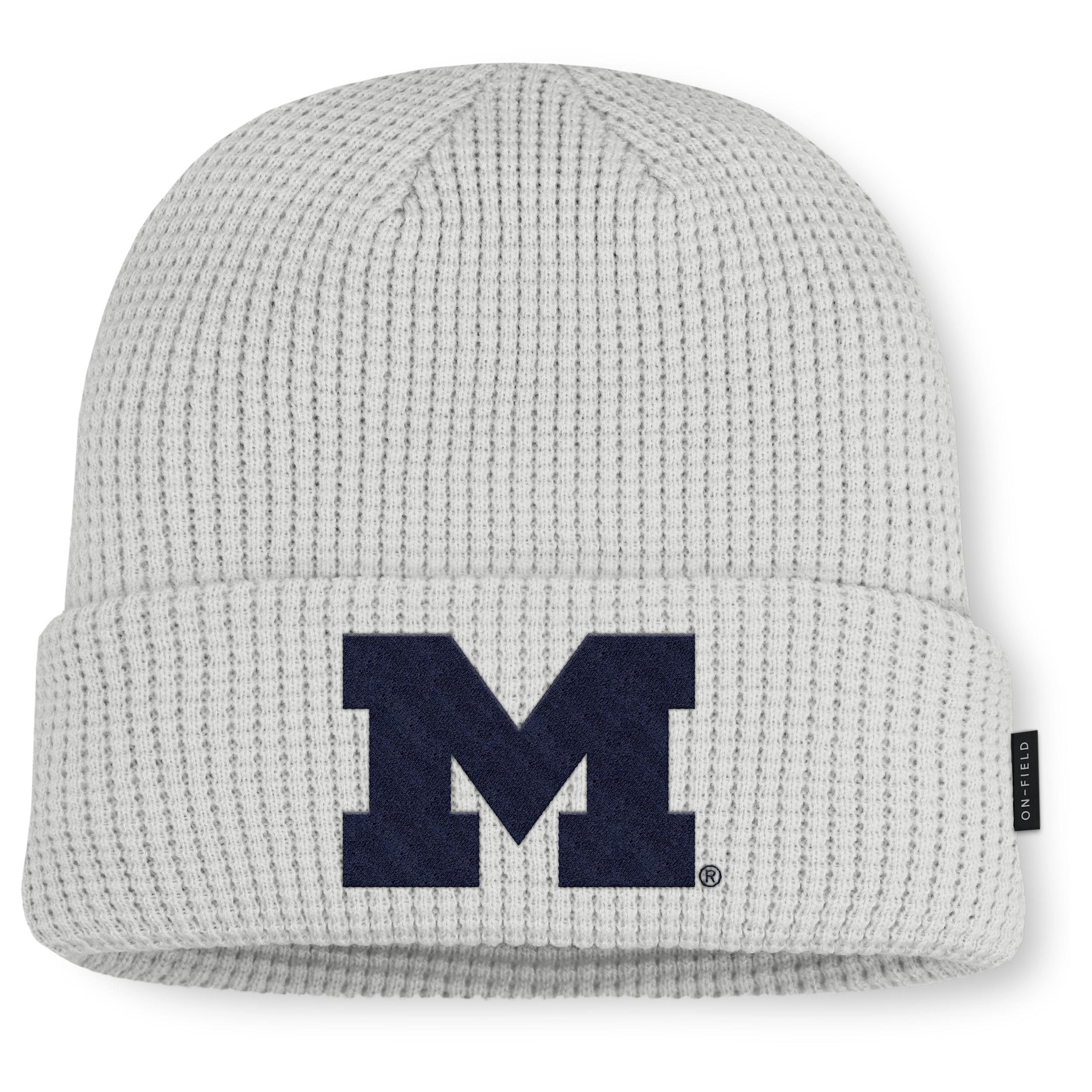 Men's Michigan Utility Off-Field Jordan Brand College Cuffed Beanie by JORDAN