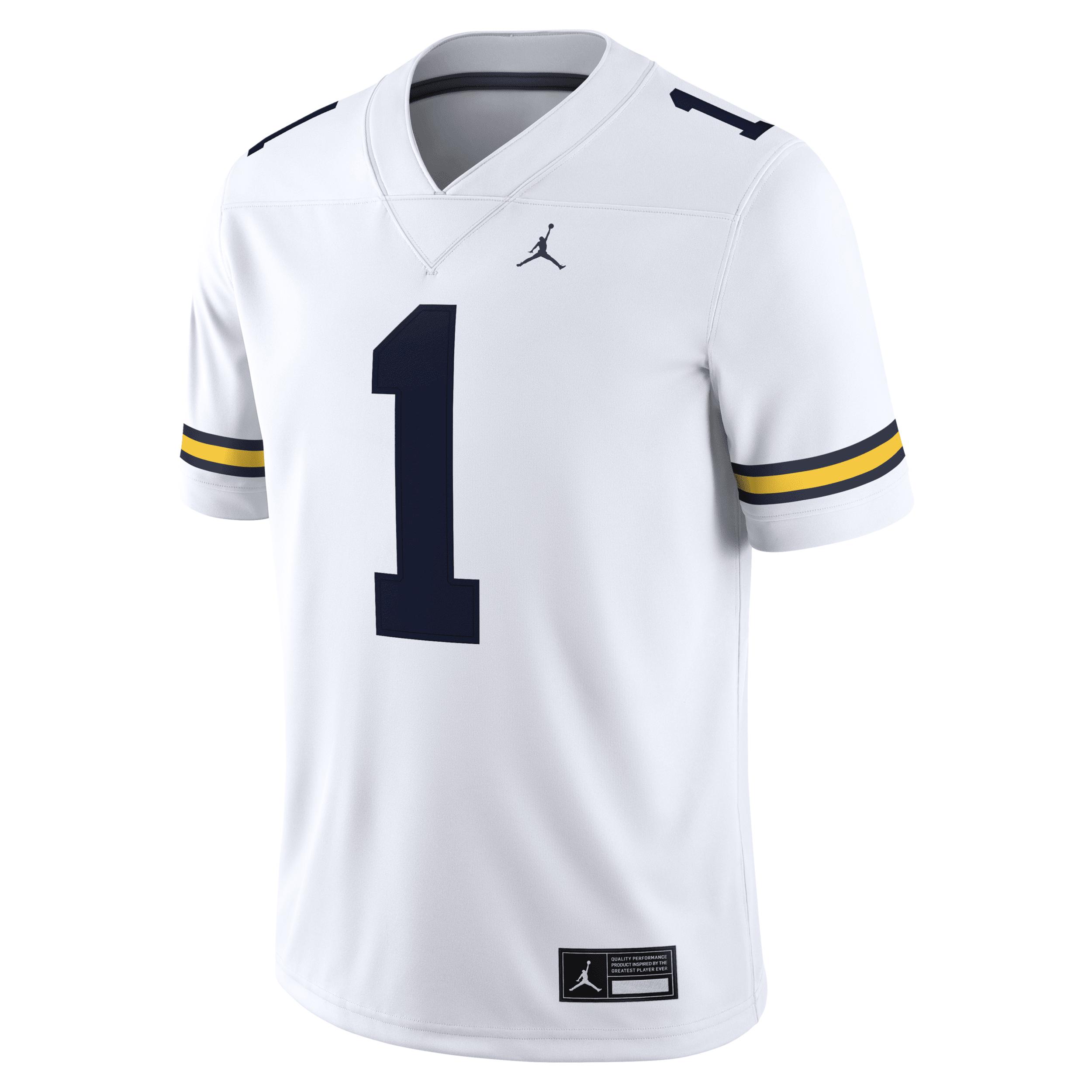 Men's Michigan Wolverines Jordan Dri-FIT College Game Jersey by JORDAN