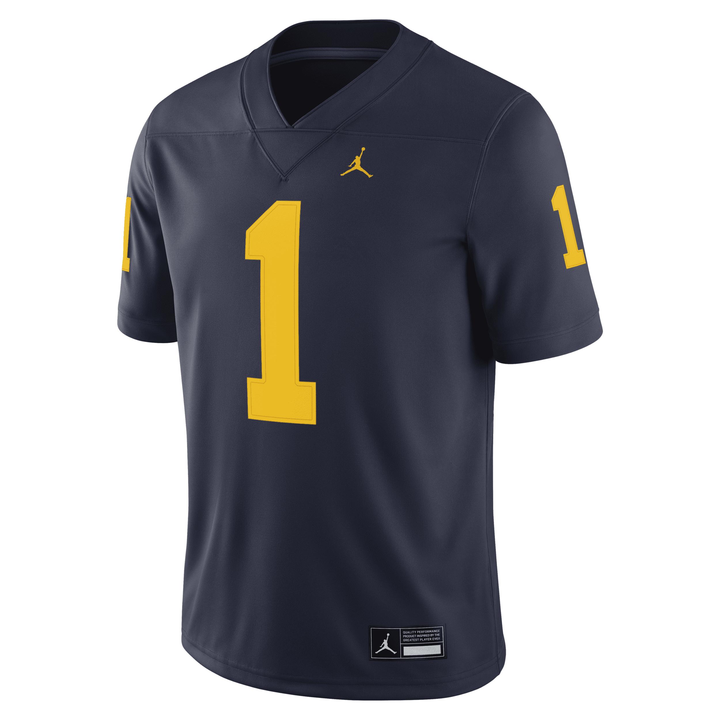 Men's Michigan Wolverines Jordan Dri-FIT College Game Jersey by JORDAN