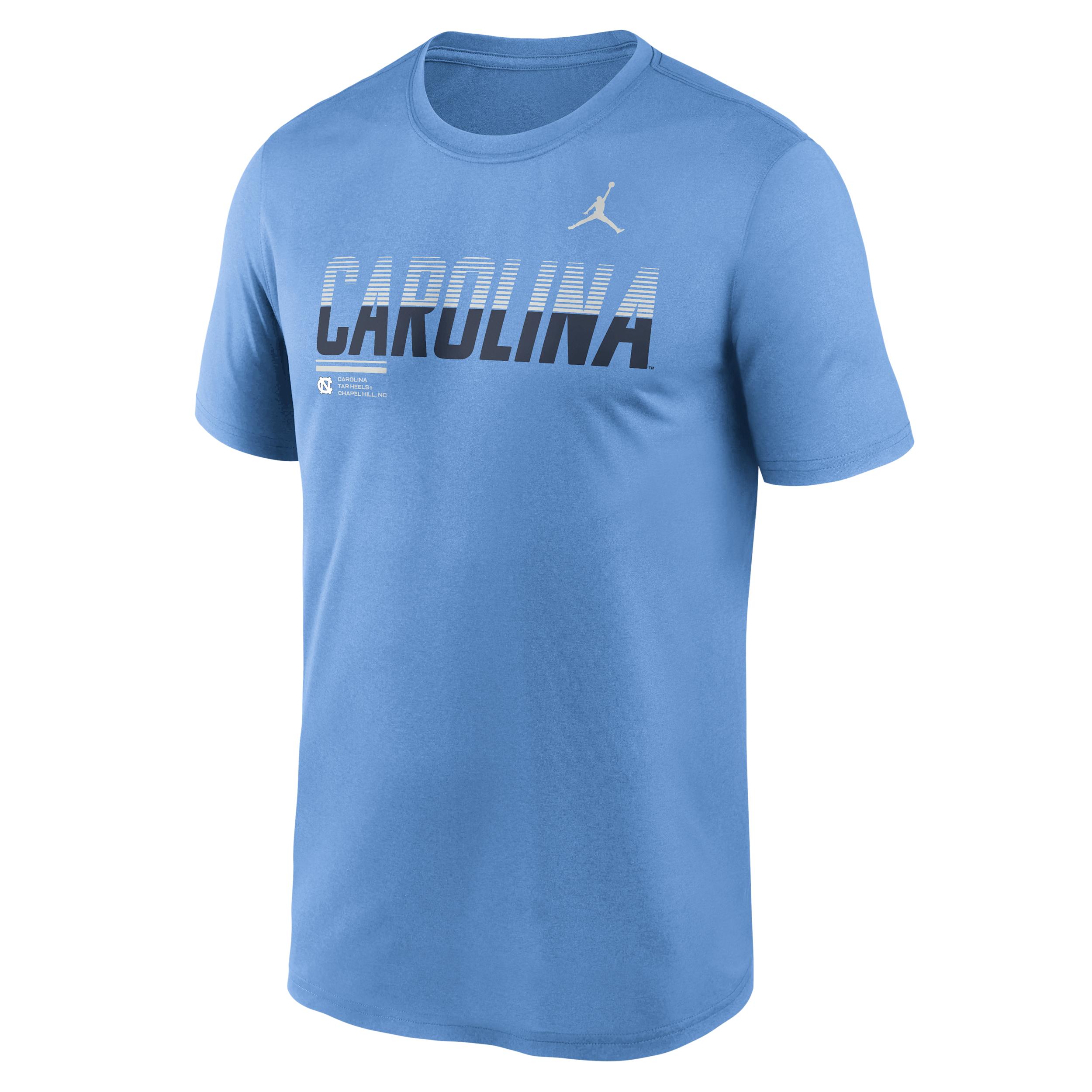 Men's North Carolina Sideline Legend Jordan Brand Dri-FIT College T-Shirt by JORDAN