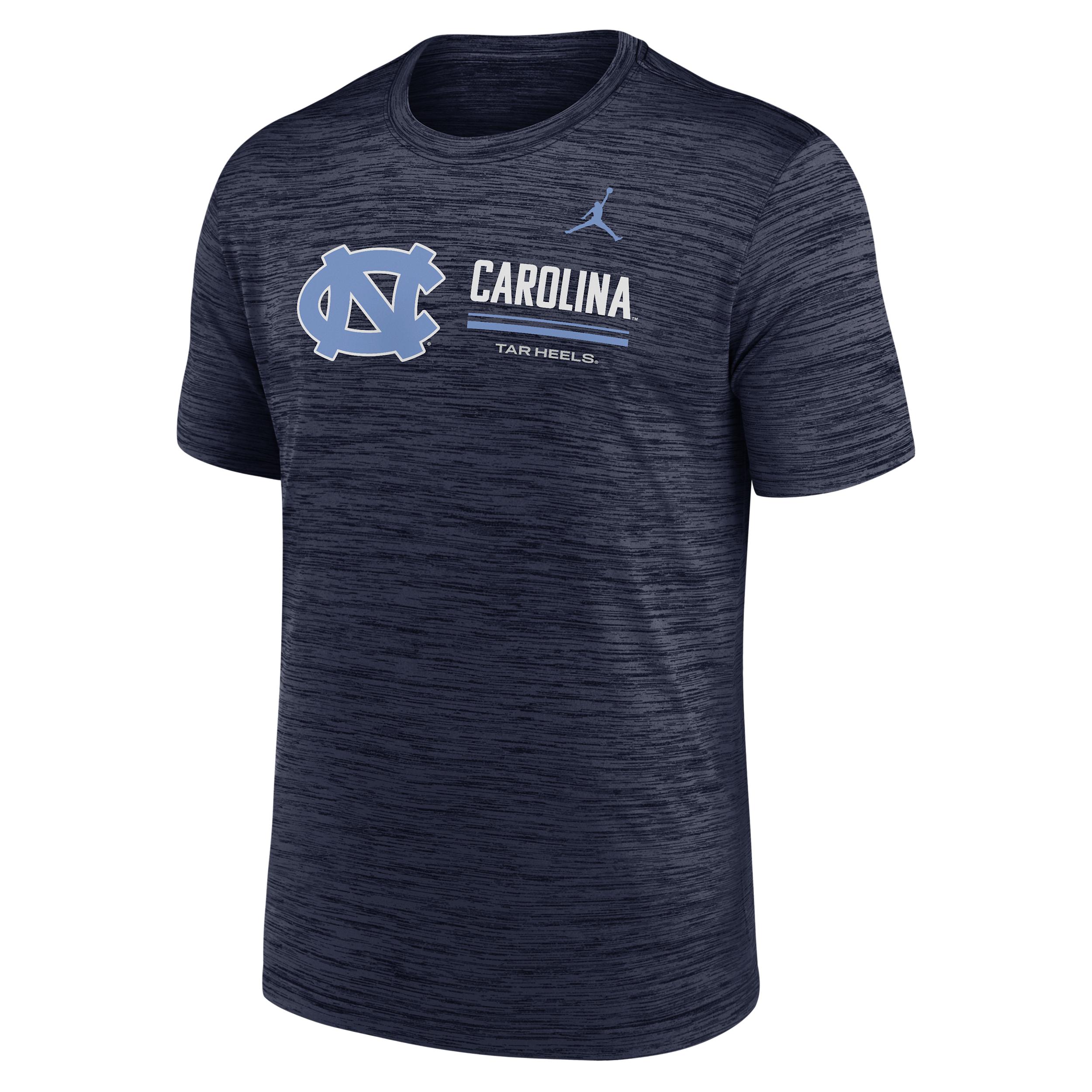 Men's North Carolina Sideline Velocity Jordan Brand Dri-FIT College T-Shirt by JORDAN
