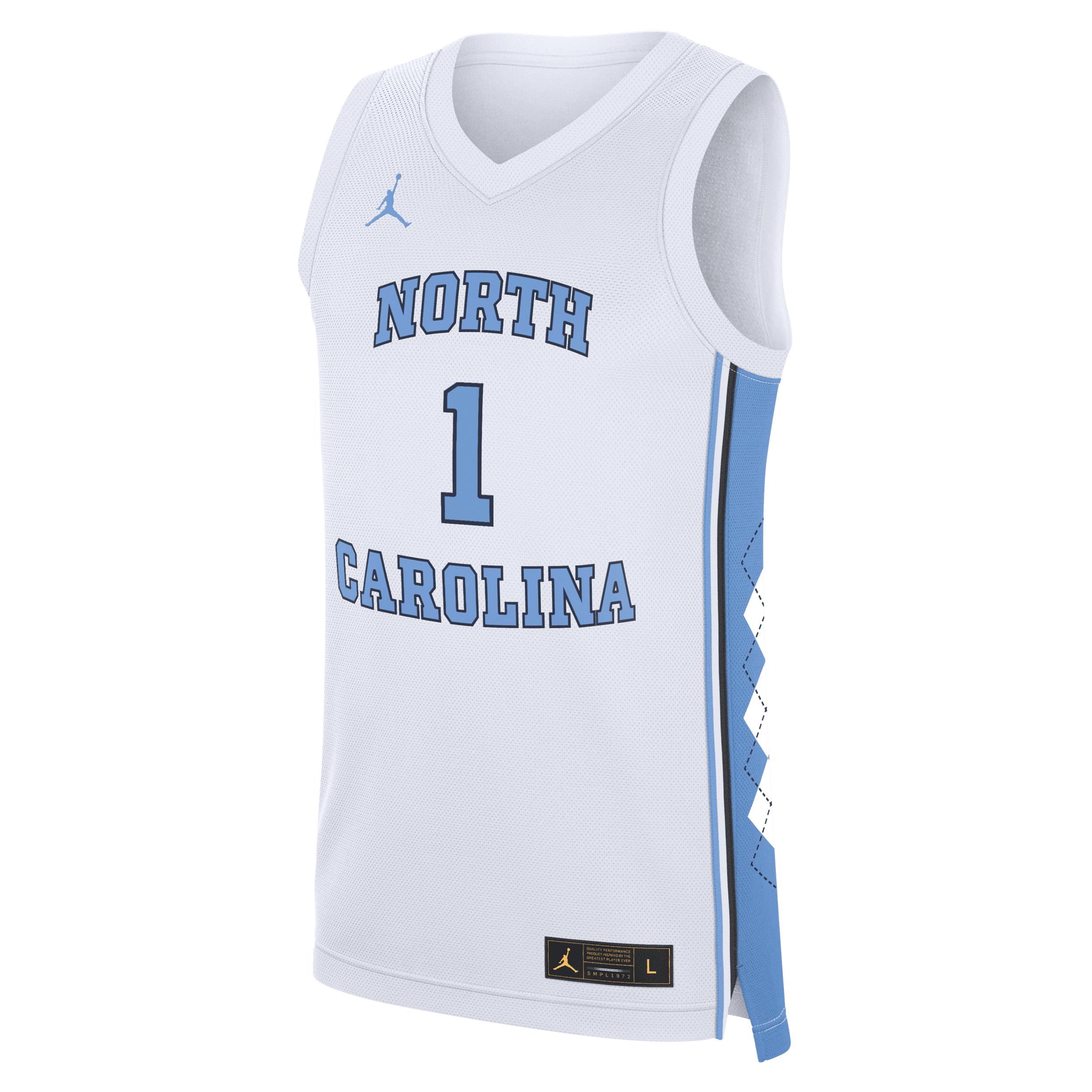 Men's North Carolina Tar Heels Replica Jordan Brand College Basketball Jersey by JORDAN