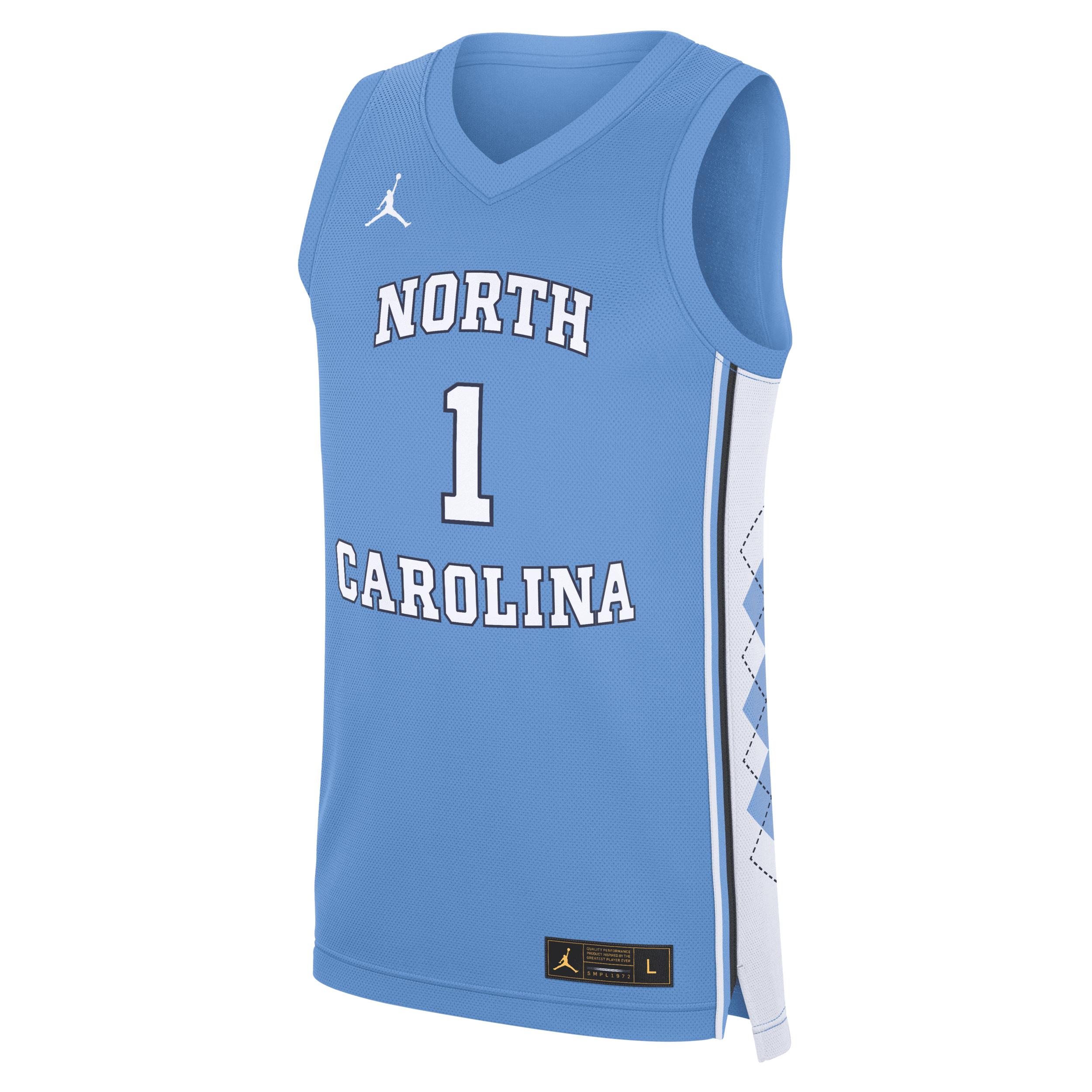Men's North Carolina Tar Heels Replica Jordan Brand College Basketball Jersey by JORDAN