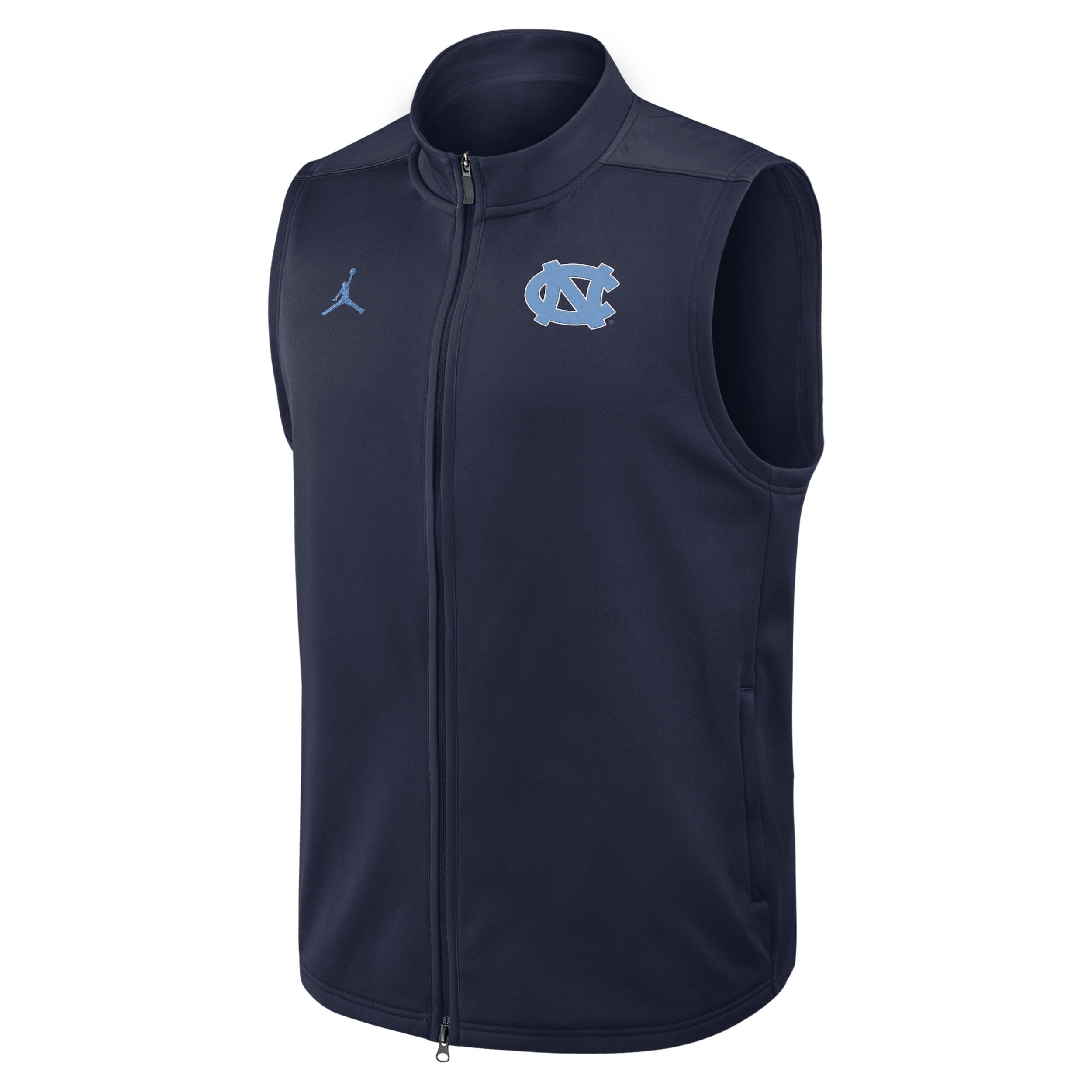 Men's North Carolina Victory Jordan Brand Therma-FIT College Full-Zip Vest by JORDAN