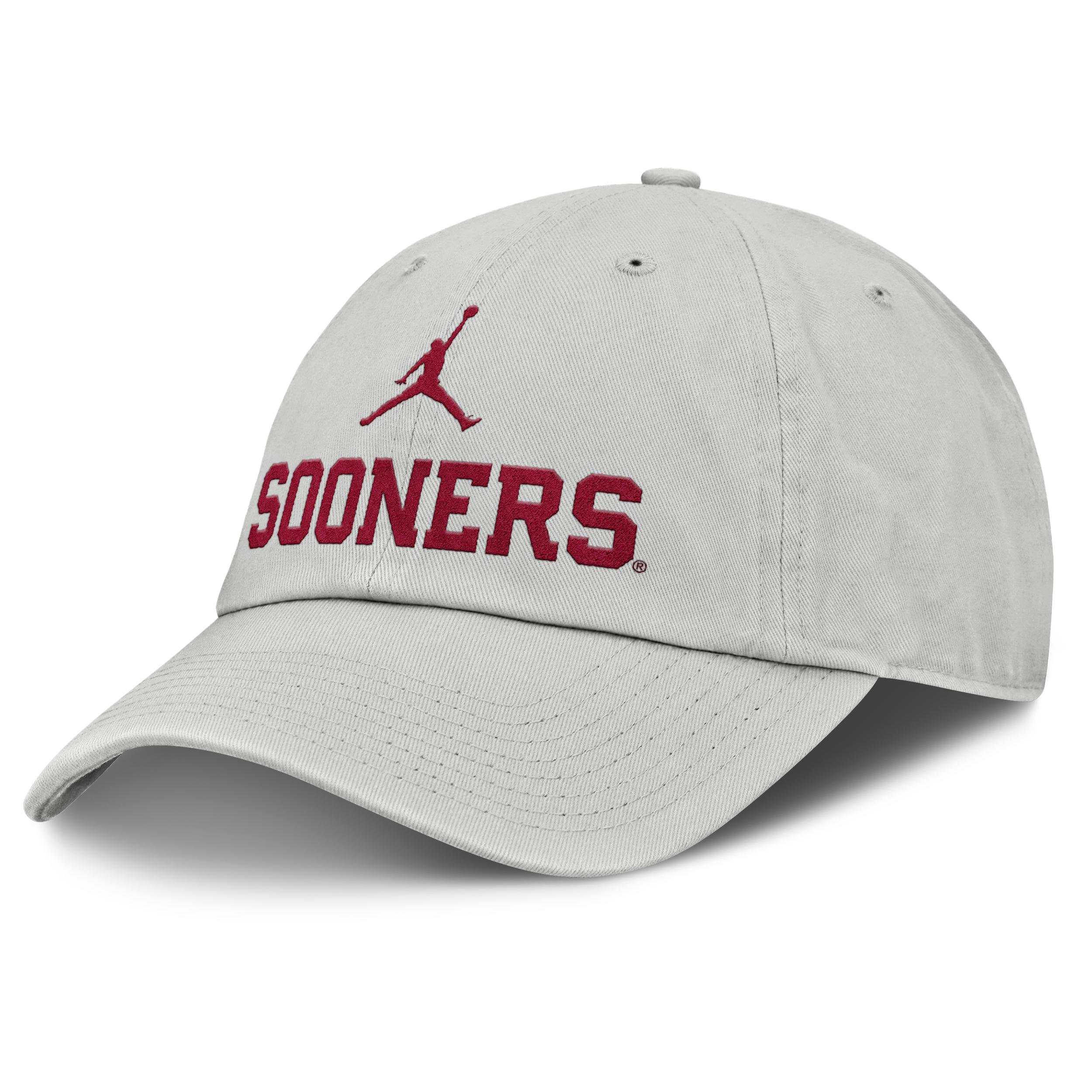 Men's Oklahoma Off-Field Club Gameday Jordan Brand College Adjustable Hat by JORDAN