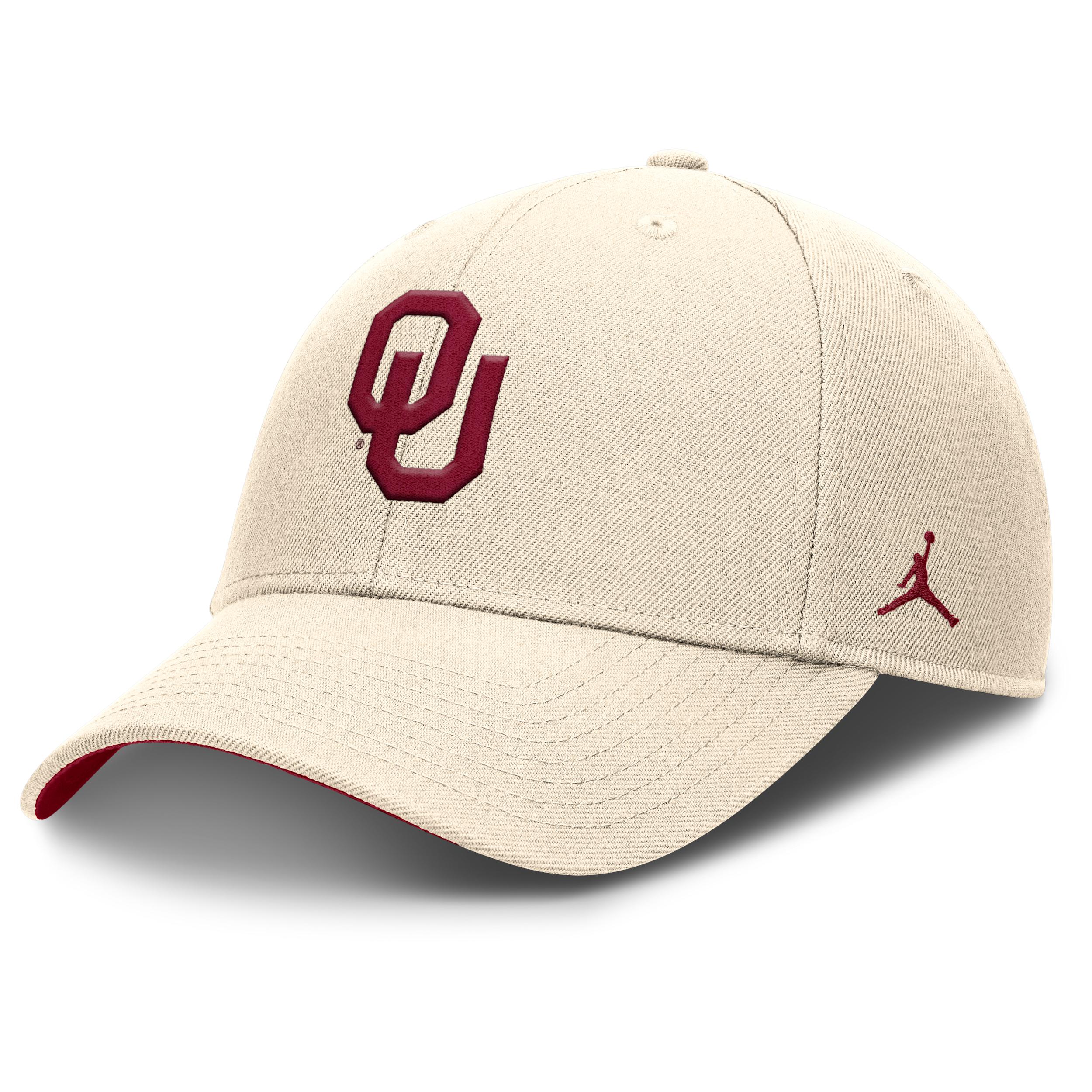 Men's Oklahoma Primetime Rise Jordan Brand Dri-FIT College Trucker Adjustable Hat by JORDAN