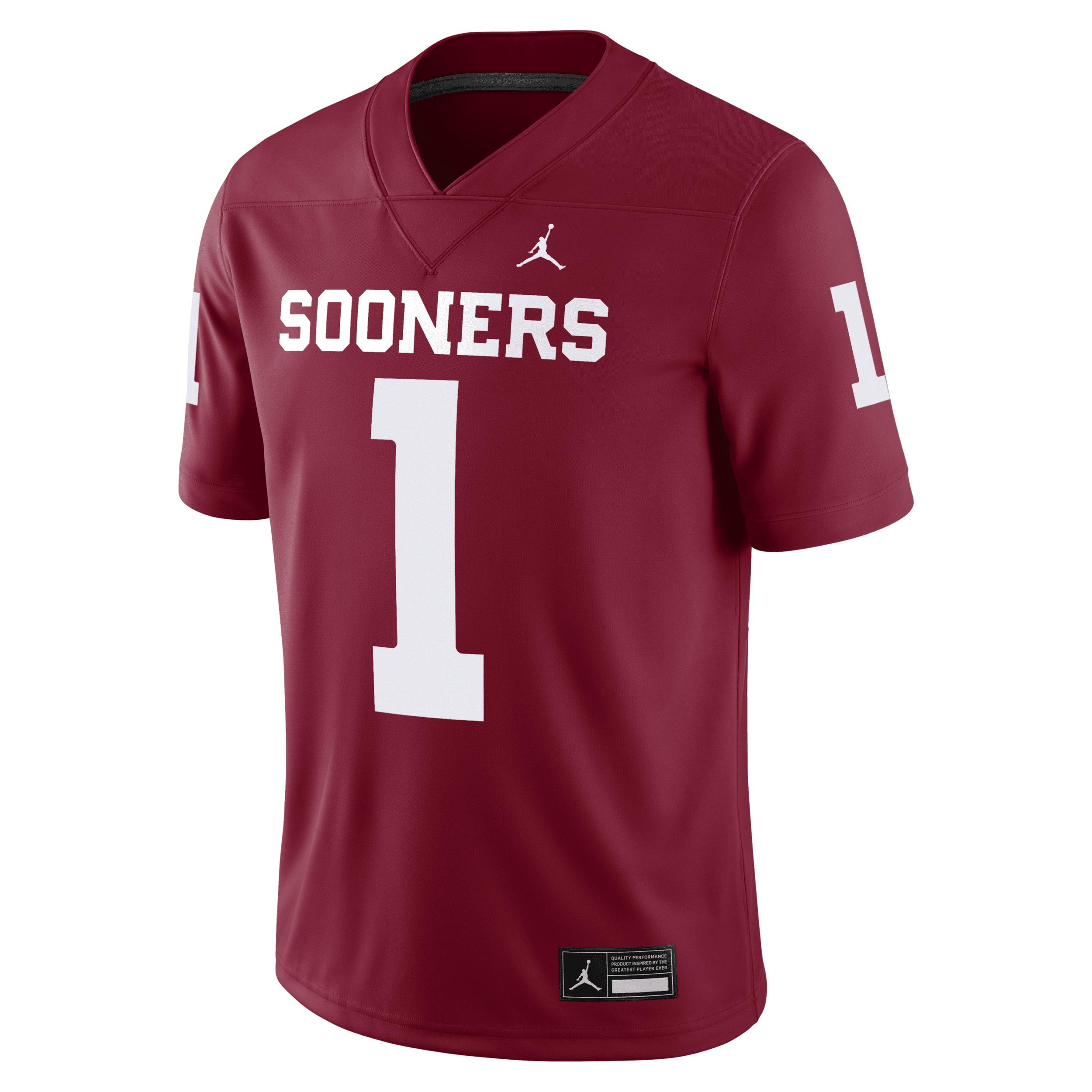 Men's Oklahoma Sooners Jordan Dri-FIT College Game Jersey by JORDAN