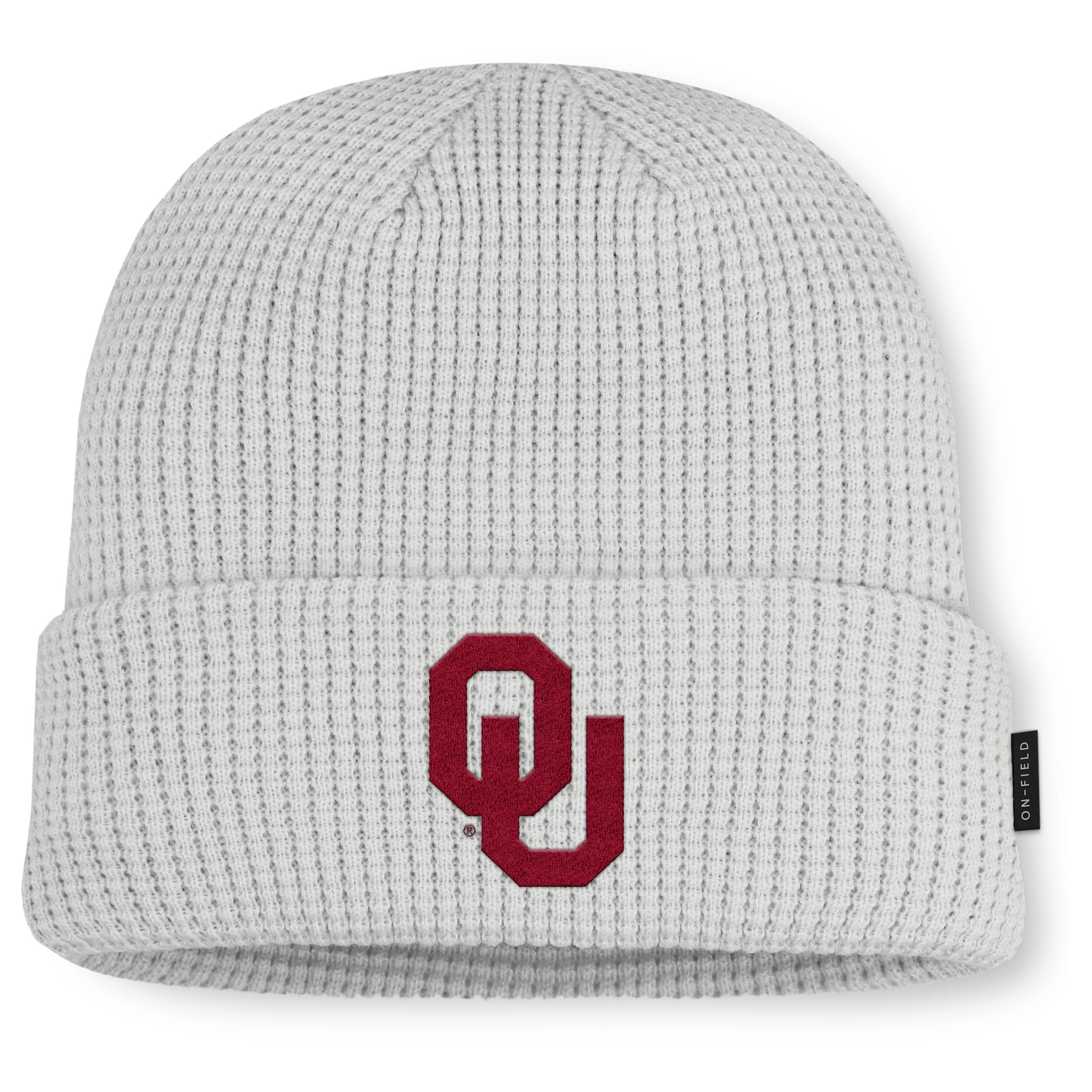 Men's Oklahoma Utility Off-Field Jordan Brand College Cuffed Beanie by JORDAN