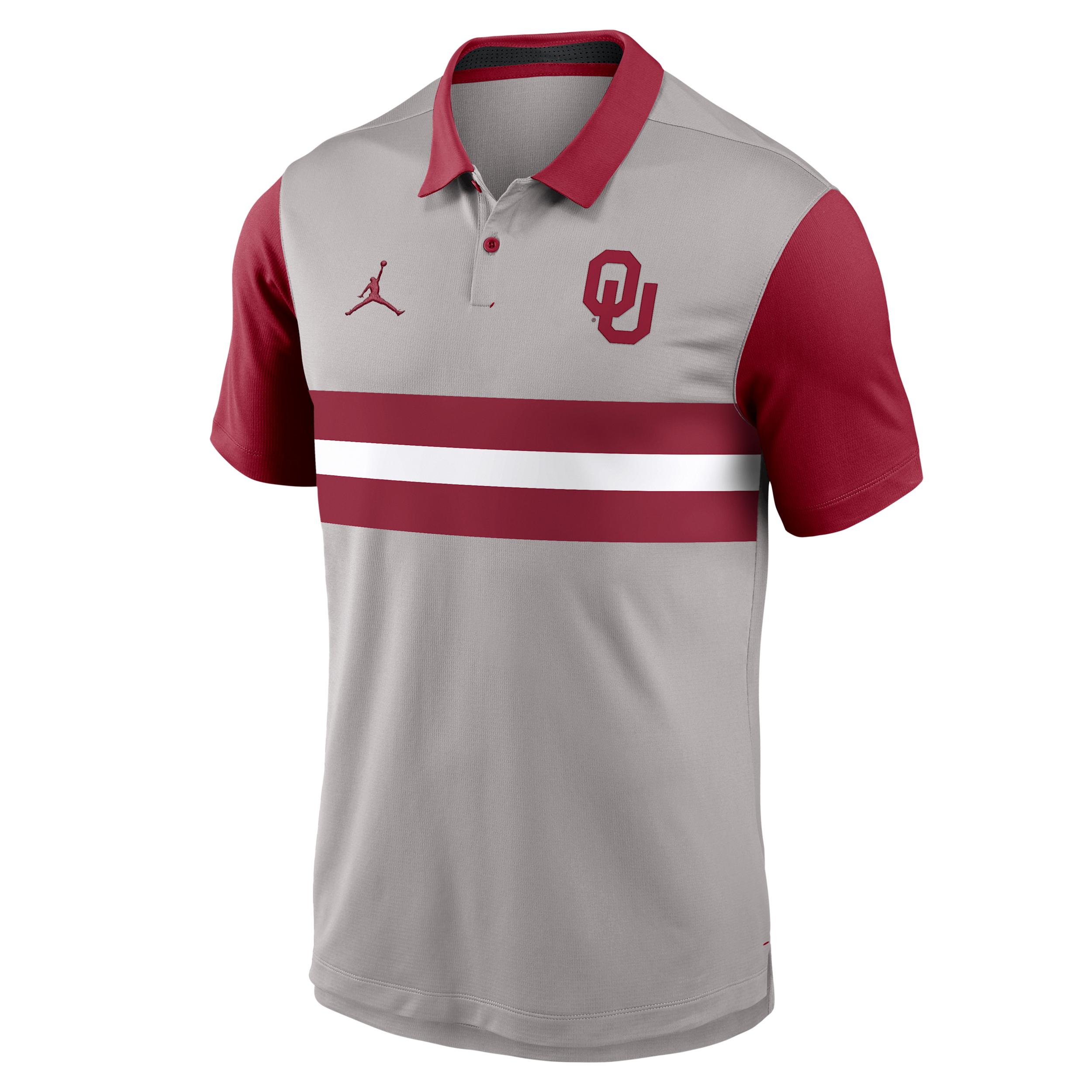 Men's Oklahoma Vapor Jordan Brand Dri-FIT College Polo by JORDAN
