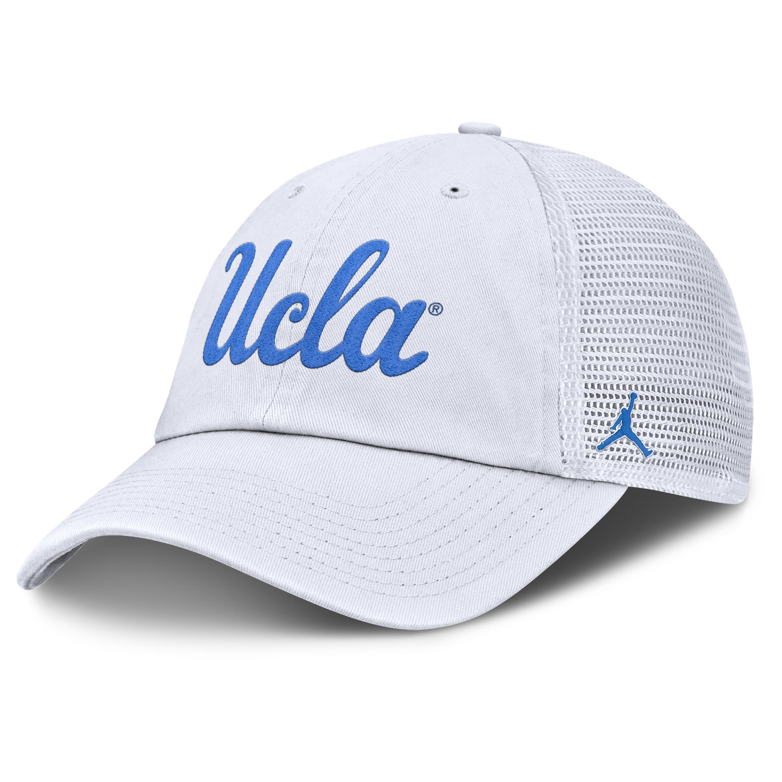 Men's UCLA Primetime Campus Club Jordan Brand College Trucker Adjustable Hat by JORDAN Men's UCLA Primetime Campus Club Jordan Brand College Trucker Adjustable Hat by JORDAN