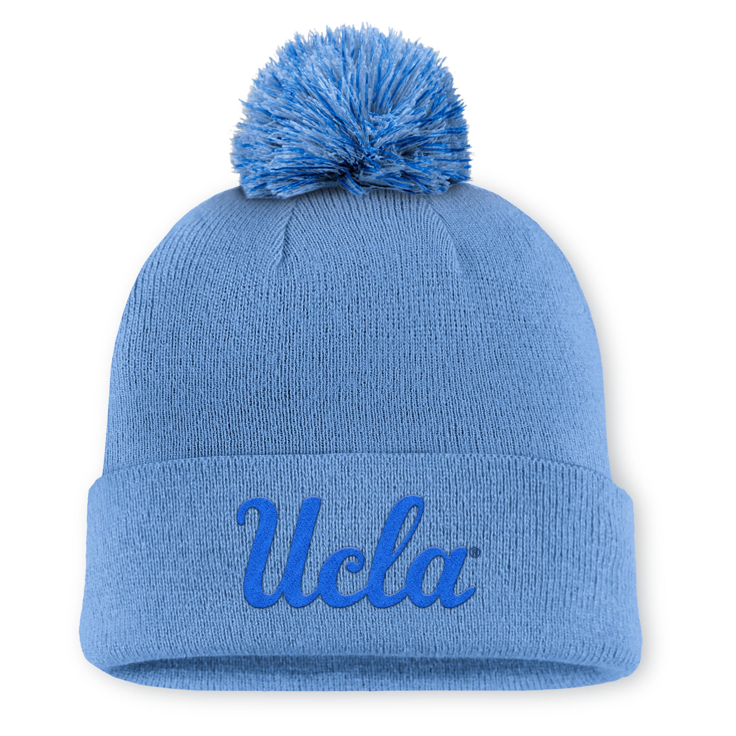 Men's UCLA Primetime Campus Toned Jordan Brand College Cuffed Pom Beanie by JORDAN