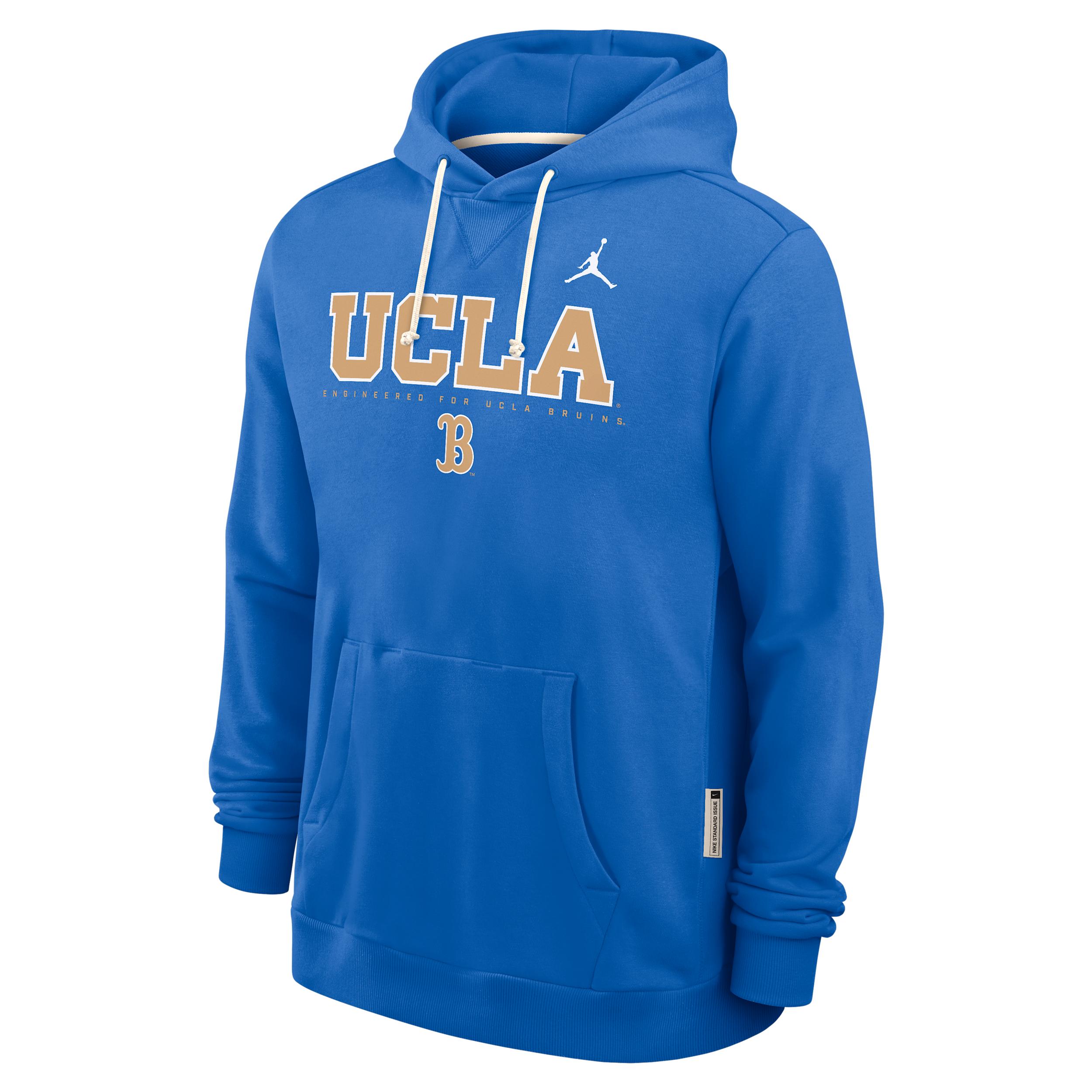 Men's UCLA Sideline Jordan Brand Dri-FIT College Pullover Hoodie by JORDAN