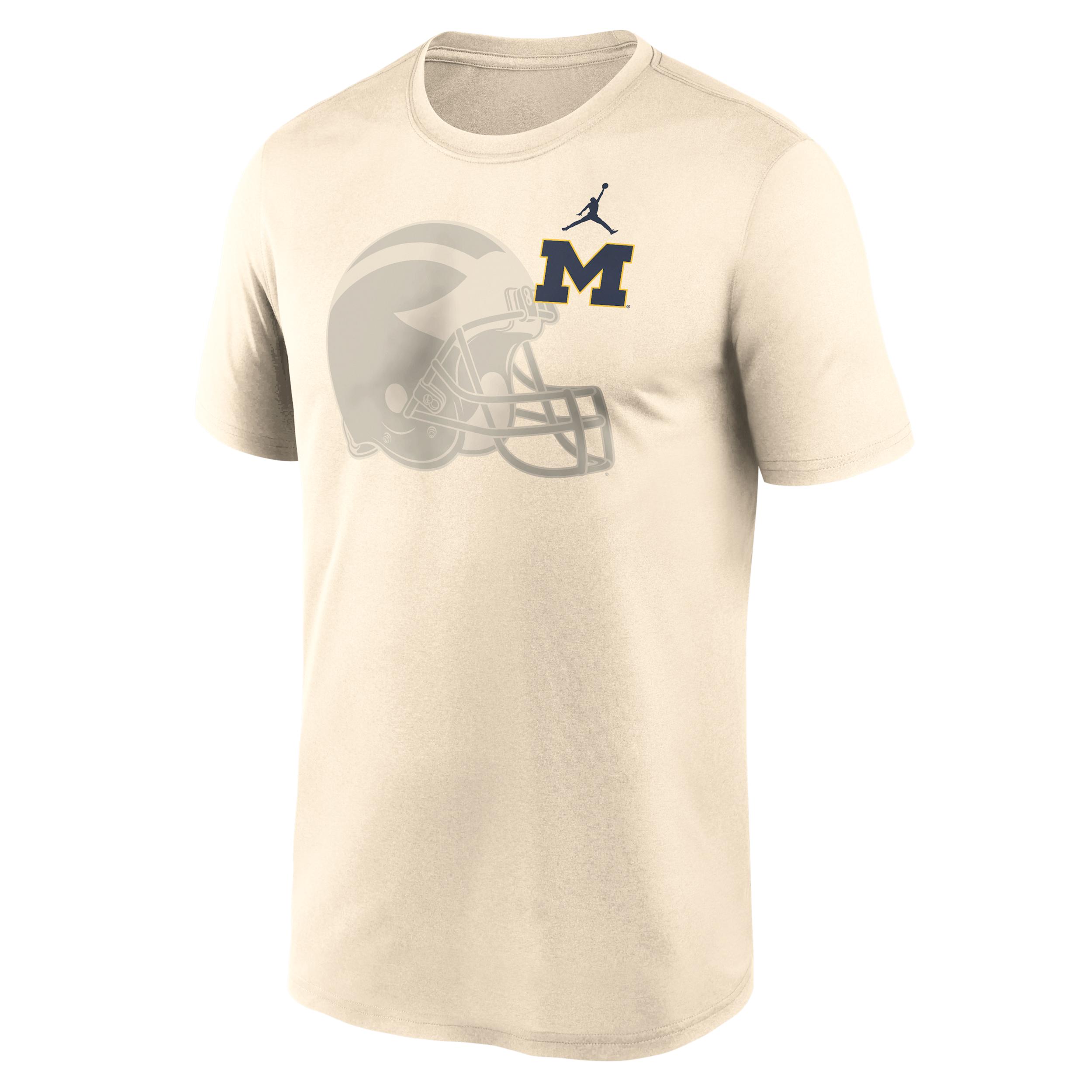 Michigan Campus Legend Shadow Logo Nike Men's Dri-FIT College T-Shirt by JORDAN
