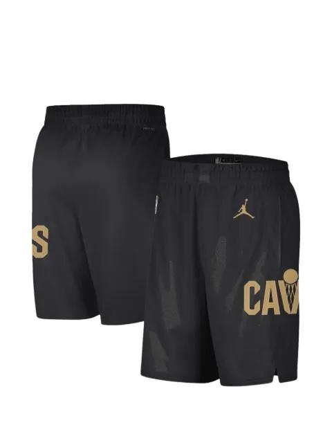 NBA Cavs logo-print shorts by JORDAN