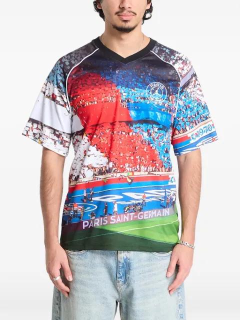 Paris Saint-Germain V-neck printed T-shirt by JORDAN