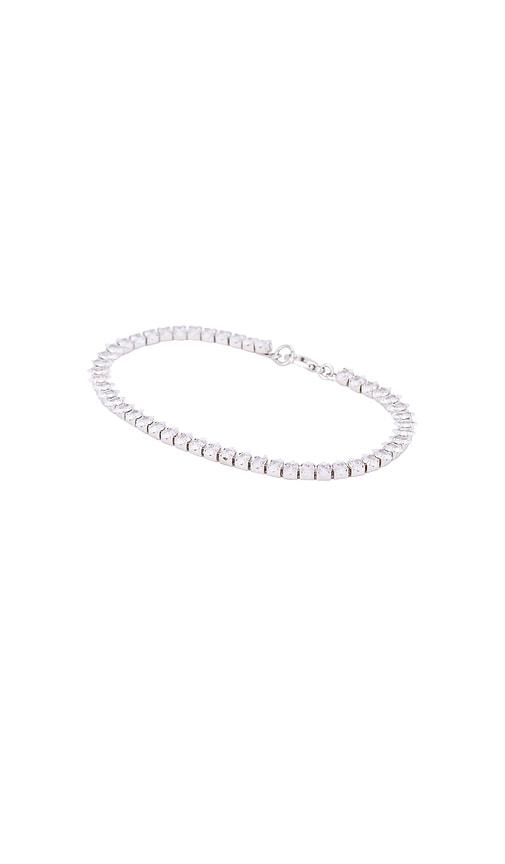 Jordan Road Natasha Bracelet in Metallic Silver by JORDAN ROAD