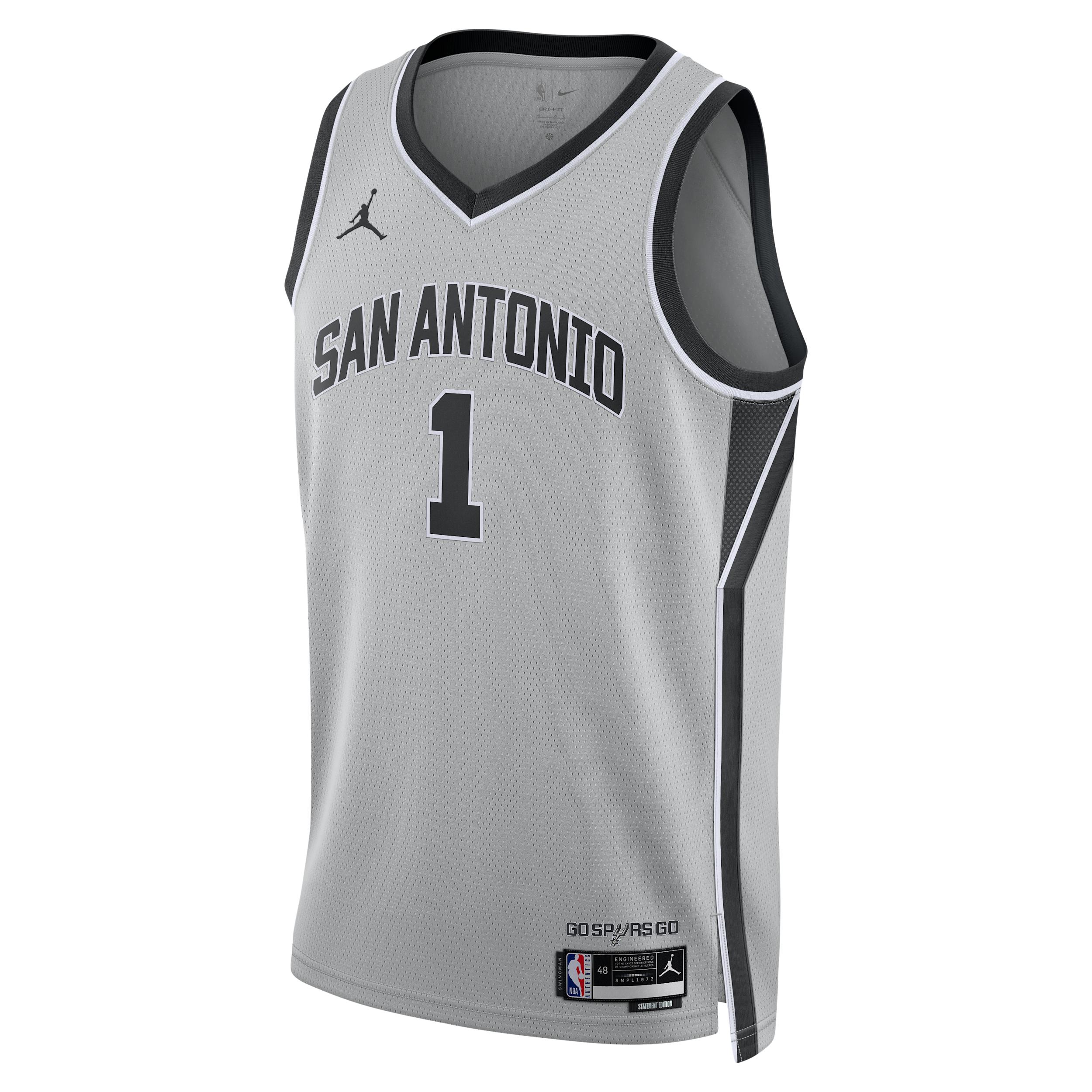 San Antonio Spurs 2025/26 Statement Edition Nike Men's Dri-FIT NBA Swingman Jersey by JORDAN
