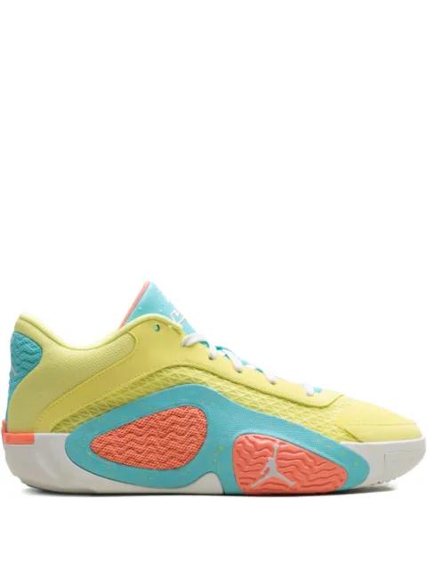 Tatum 2 "Light Citron/Aurora Green/Atomic Pink/Sail" sneakers by JORDAN