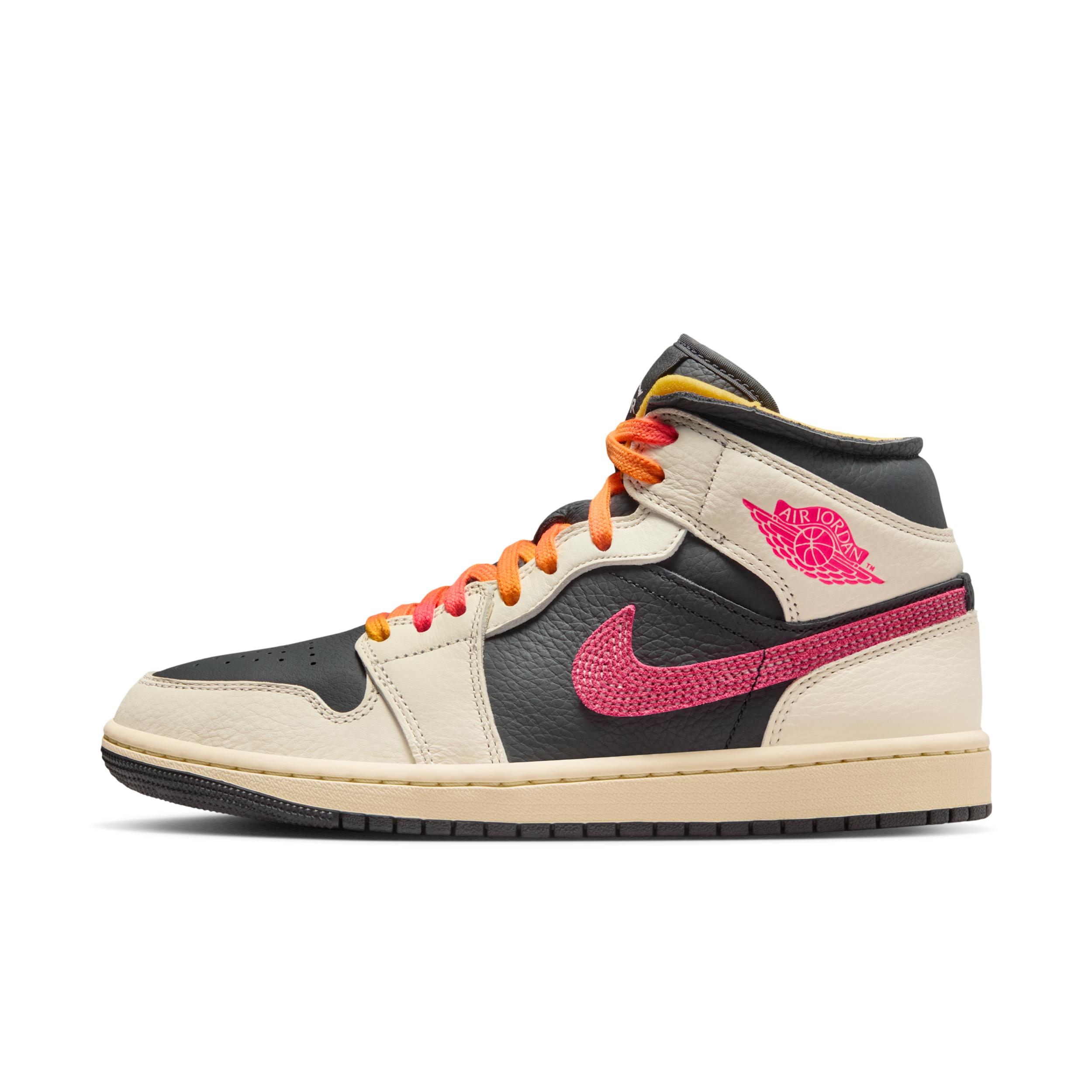 Women's Air Jordan 1 Mid SE Edge Shoes by JORDAN