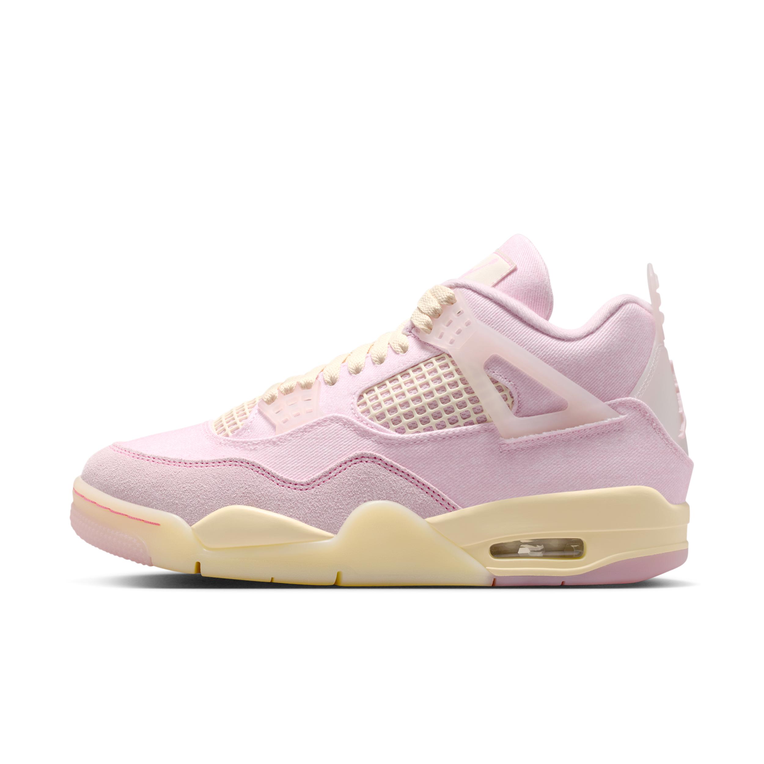 Women's Air Jordan 4 Retro "Pearl Pink and Iced Carmine" Shoes by JORDAN