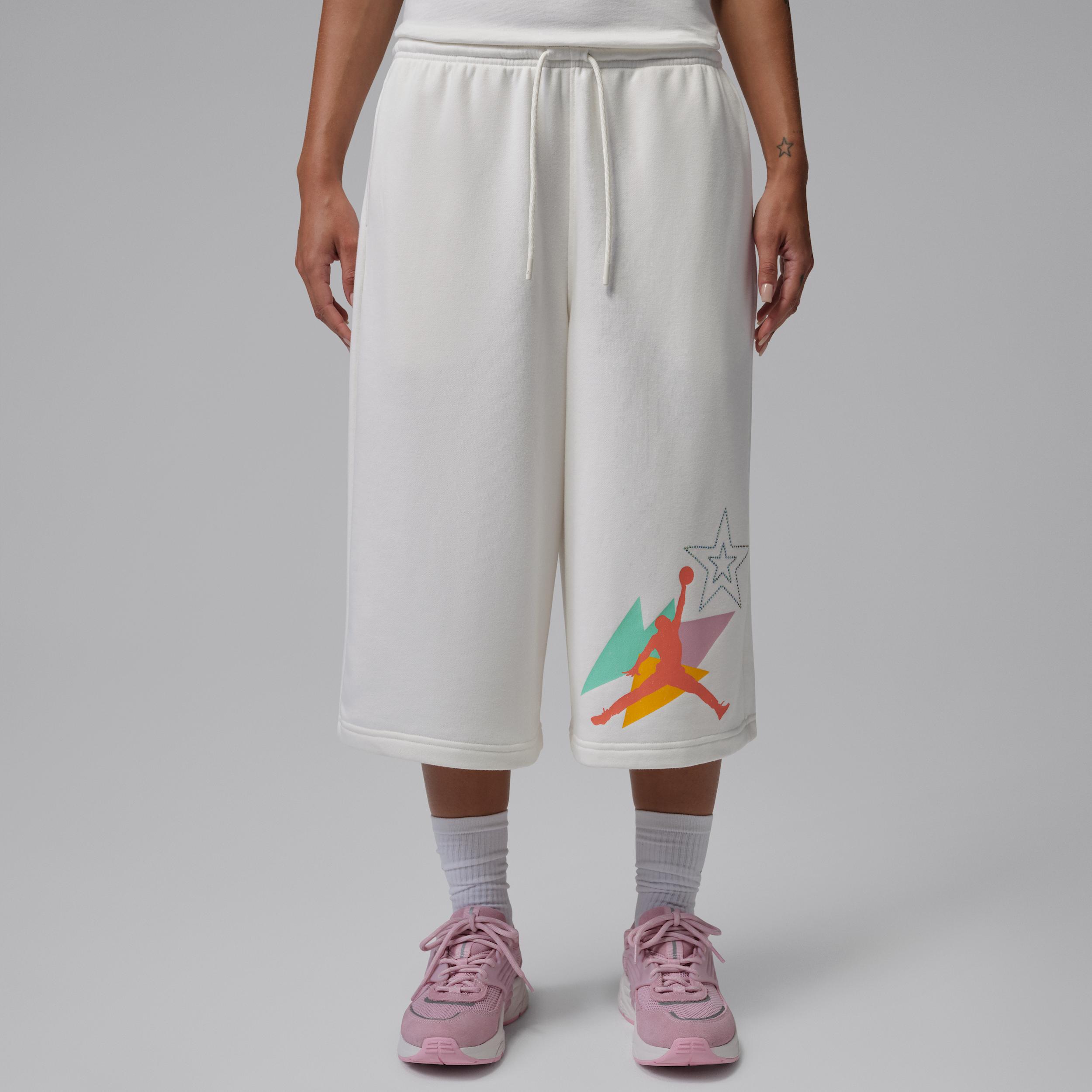 Women's Jordan Brooklyn Fleece French Terry Big Shorts by JORDAN