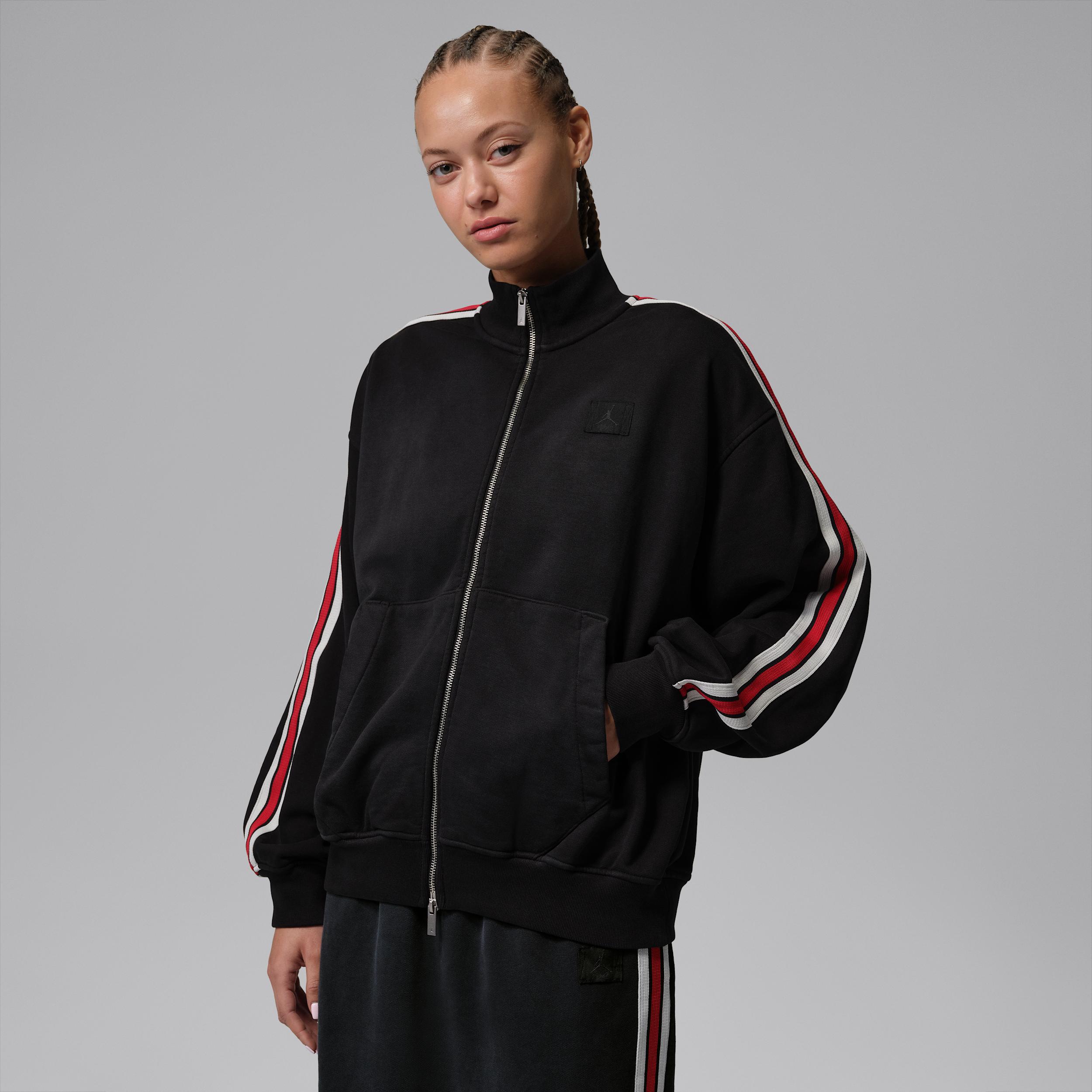 Women's Jordan Flight Fleece French Terry Full-Zip Jacket by JORDAN