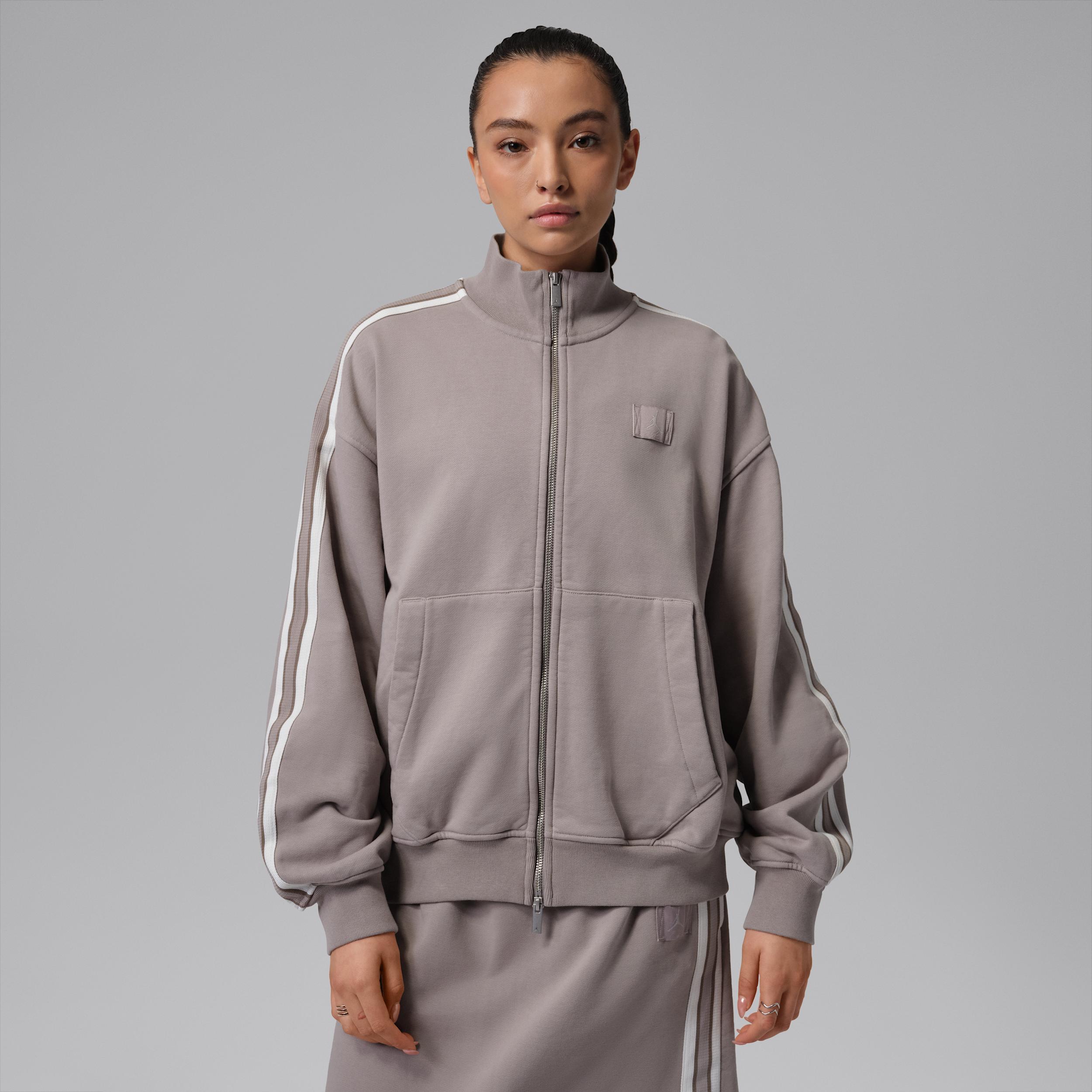 Women's Jordan Flight Fleece French Terry Full-Zip Jacket by JORDAN
