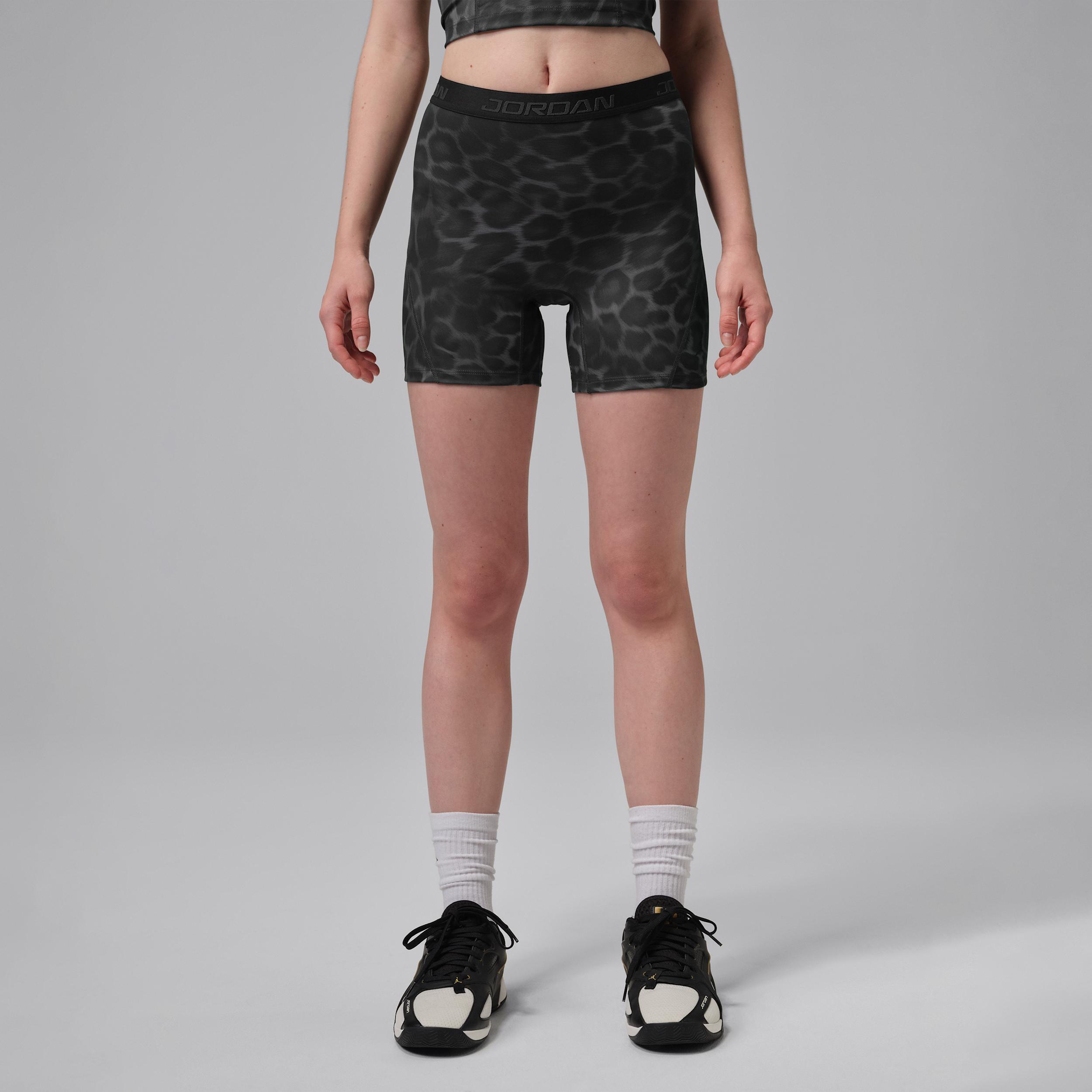 Women's Jordan Sport Dri-FIT High-Waisted 5" Printed Shorts by JORDAN